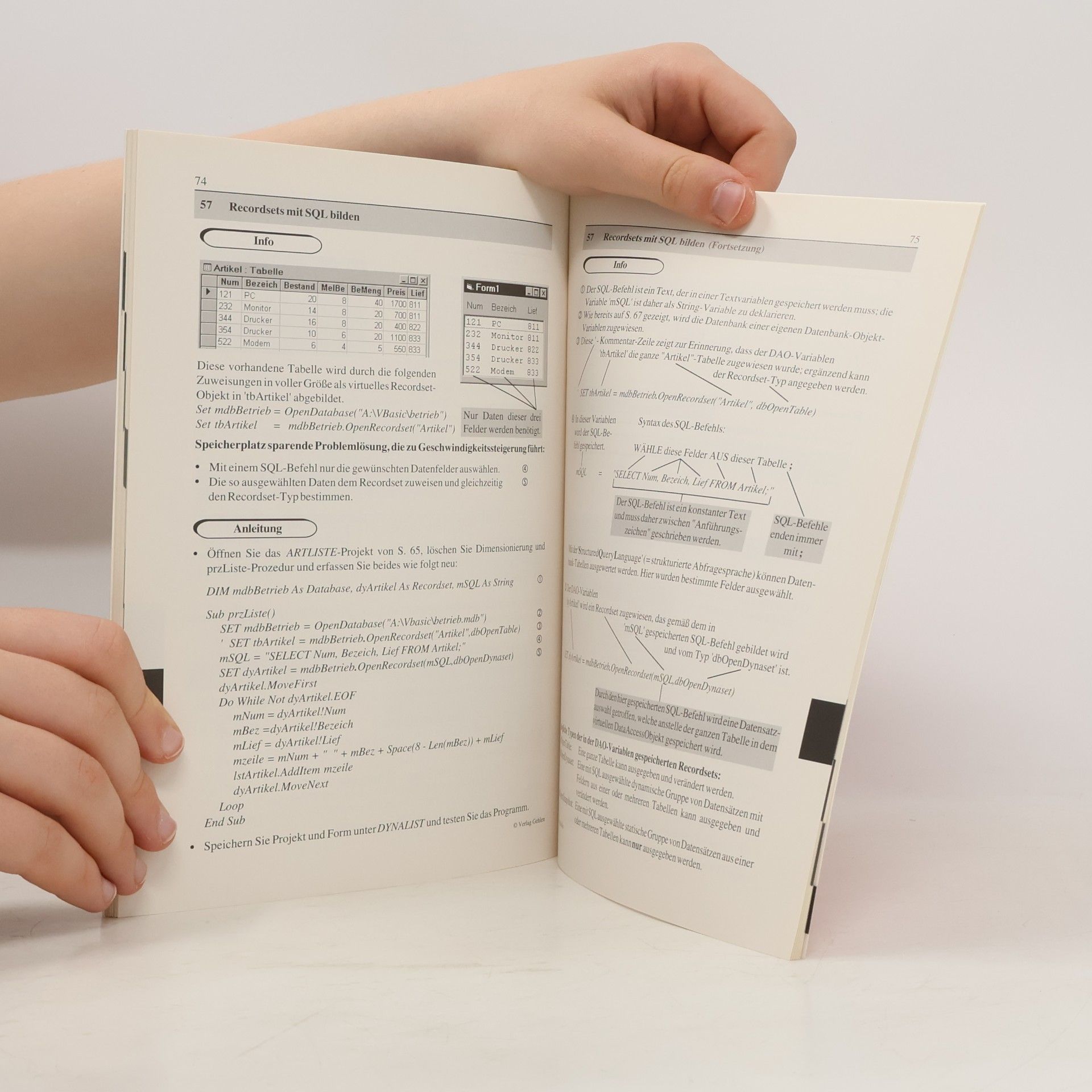 Elmar Weigel Quickinfo: Visual Basic - Info Anleitung - 4.0, 5.0, 6.0