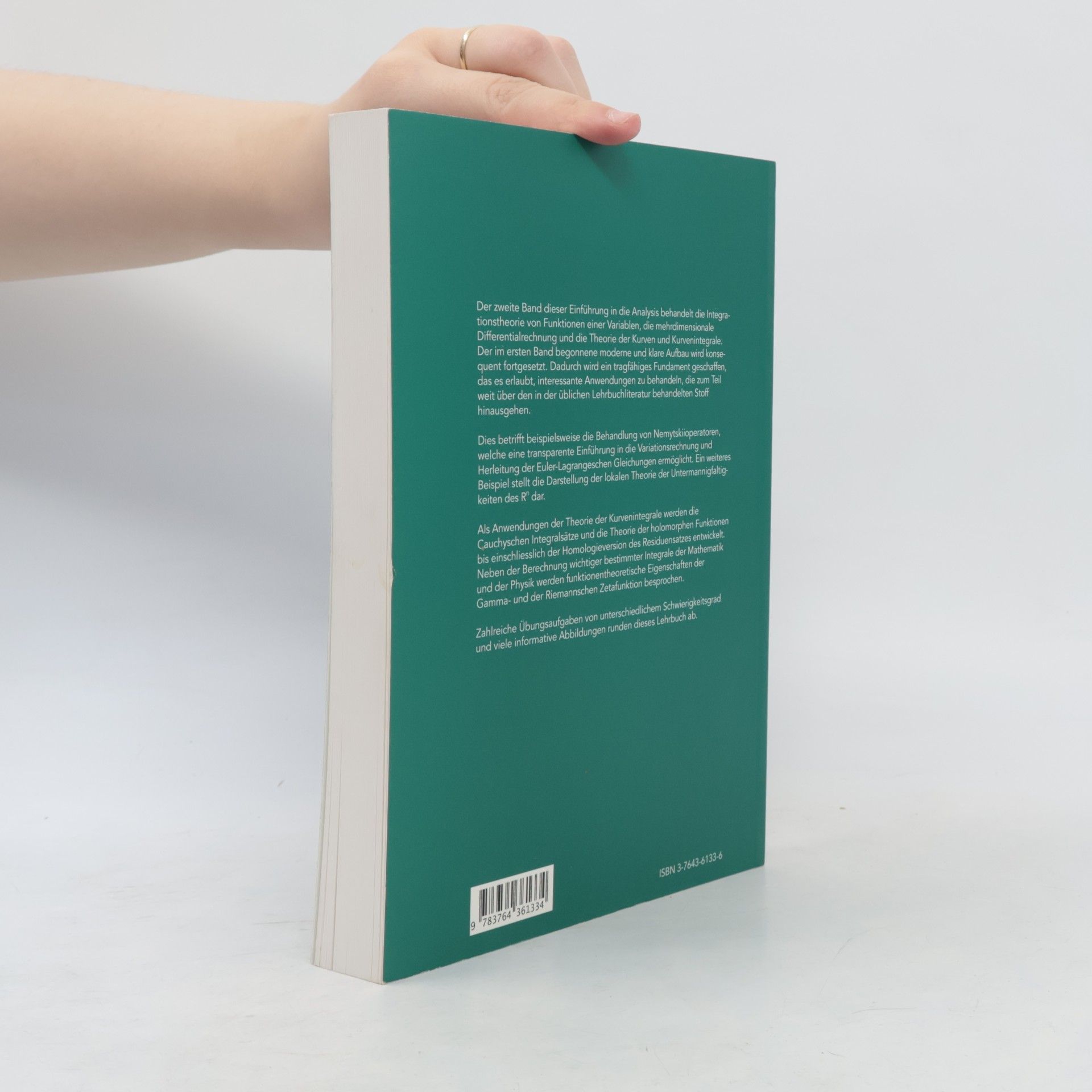 Herbert Amann Grundstudium Mathematik: Analysis II