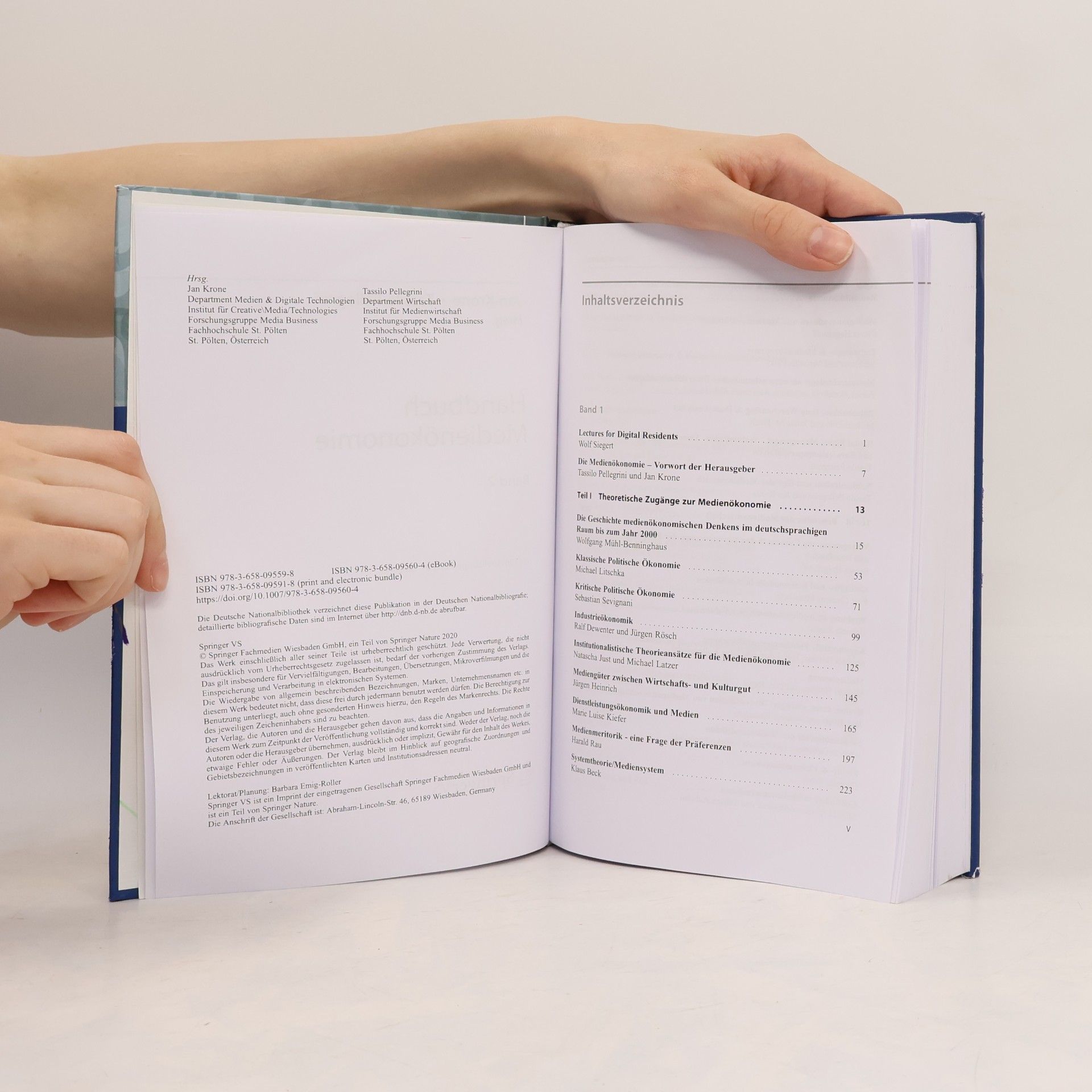 Jan Krone Springer Reference Sozialwissenschaften - 2: Handbuch Medienökonomie