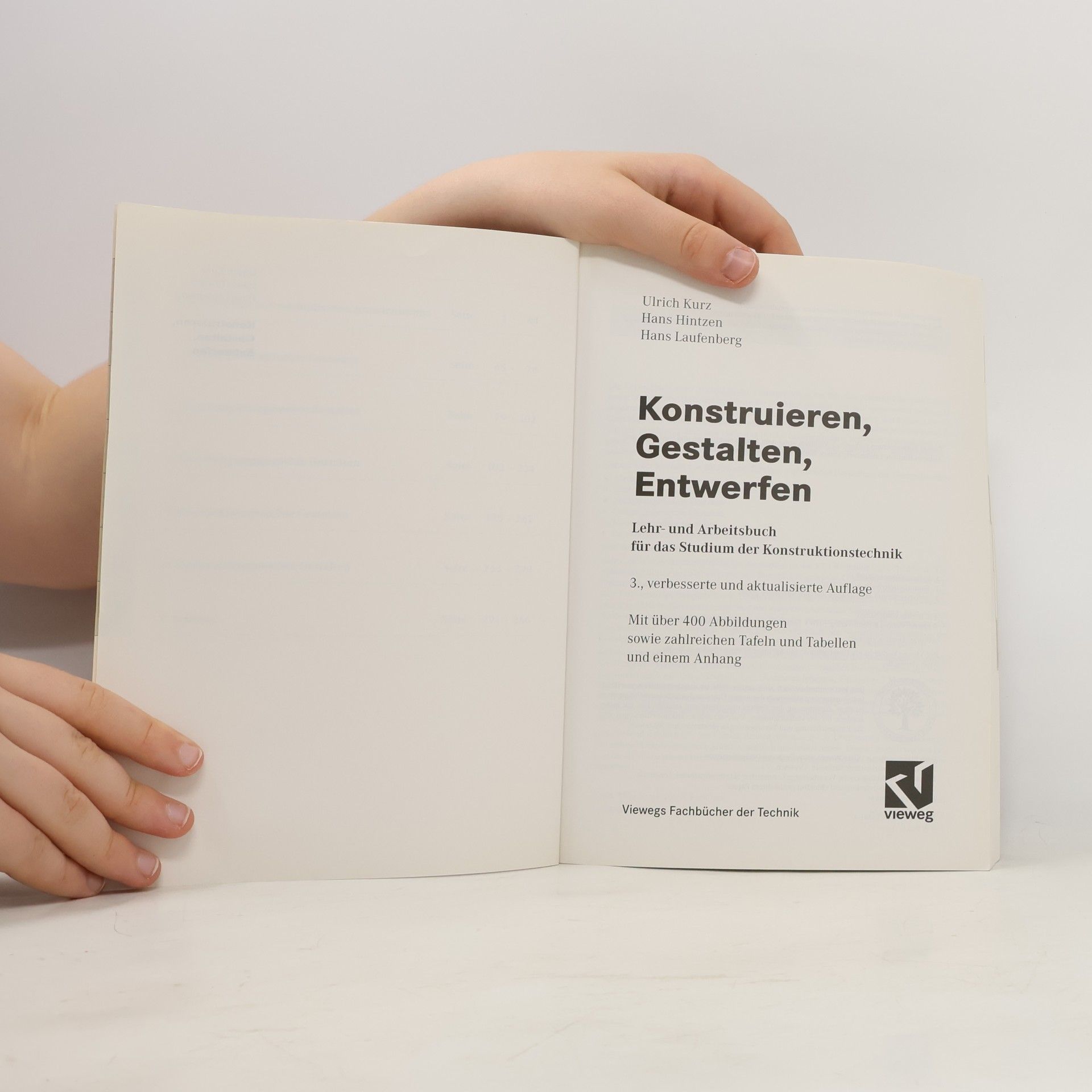 Ulrich Kurz Viewegs Fachbücher der Technik: Konstruieren, Gestalten, Entwerfen - 3. Auflage