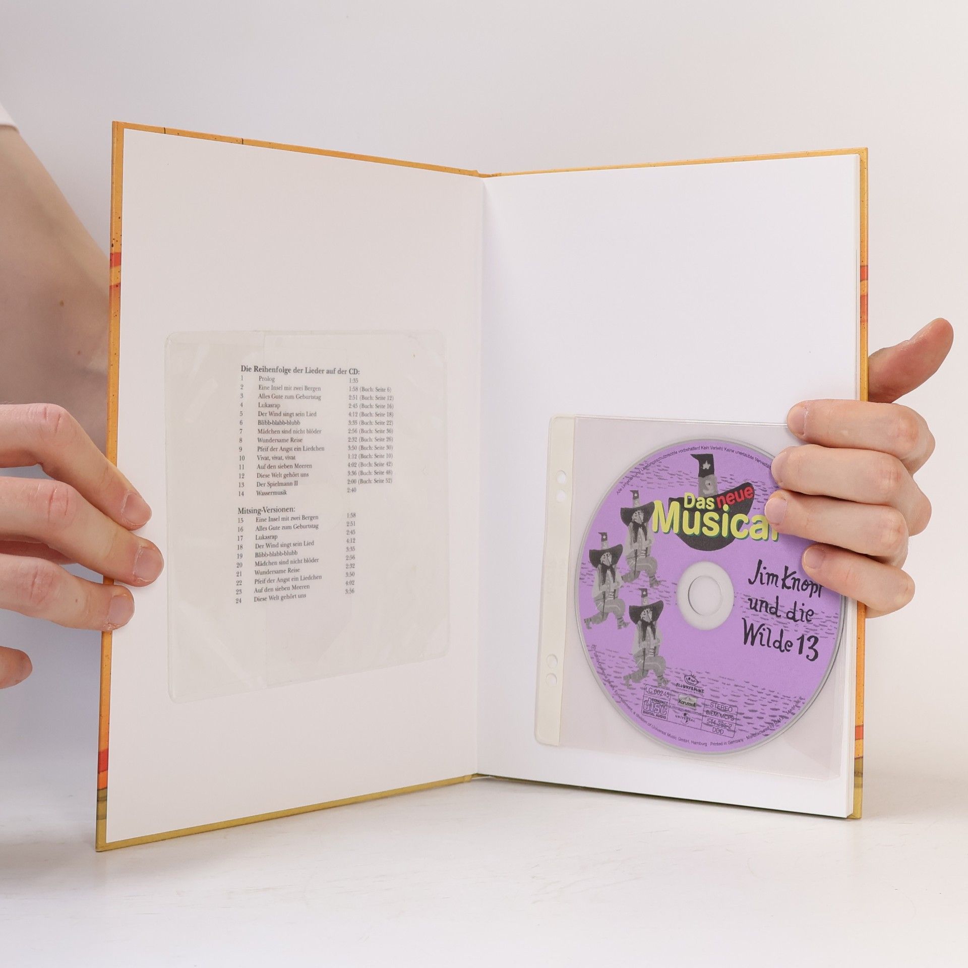 Michael Ende Das große Jim-Knopf-und-die-Wilde-13-Liederbuch. Alle Lieder aus dem Musical
