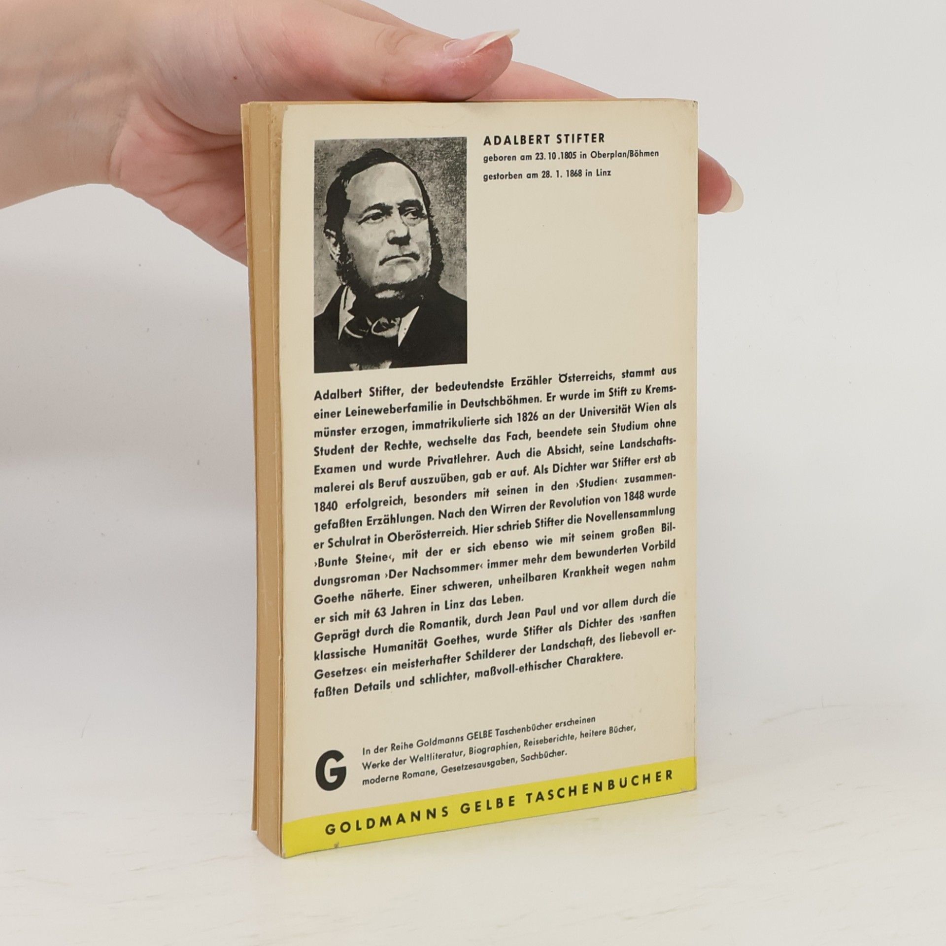 Adalbert Stifter Bunte Steine