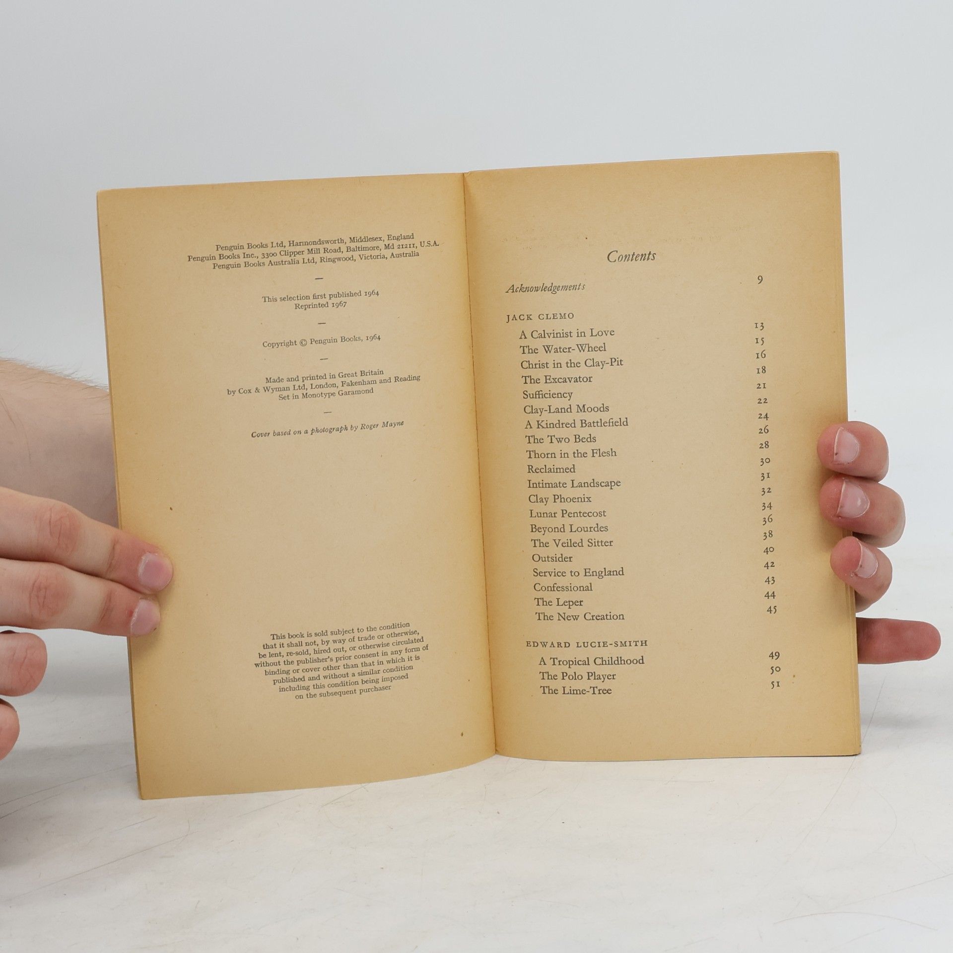 Jack Clemo Penguin Modern Poets 9