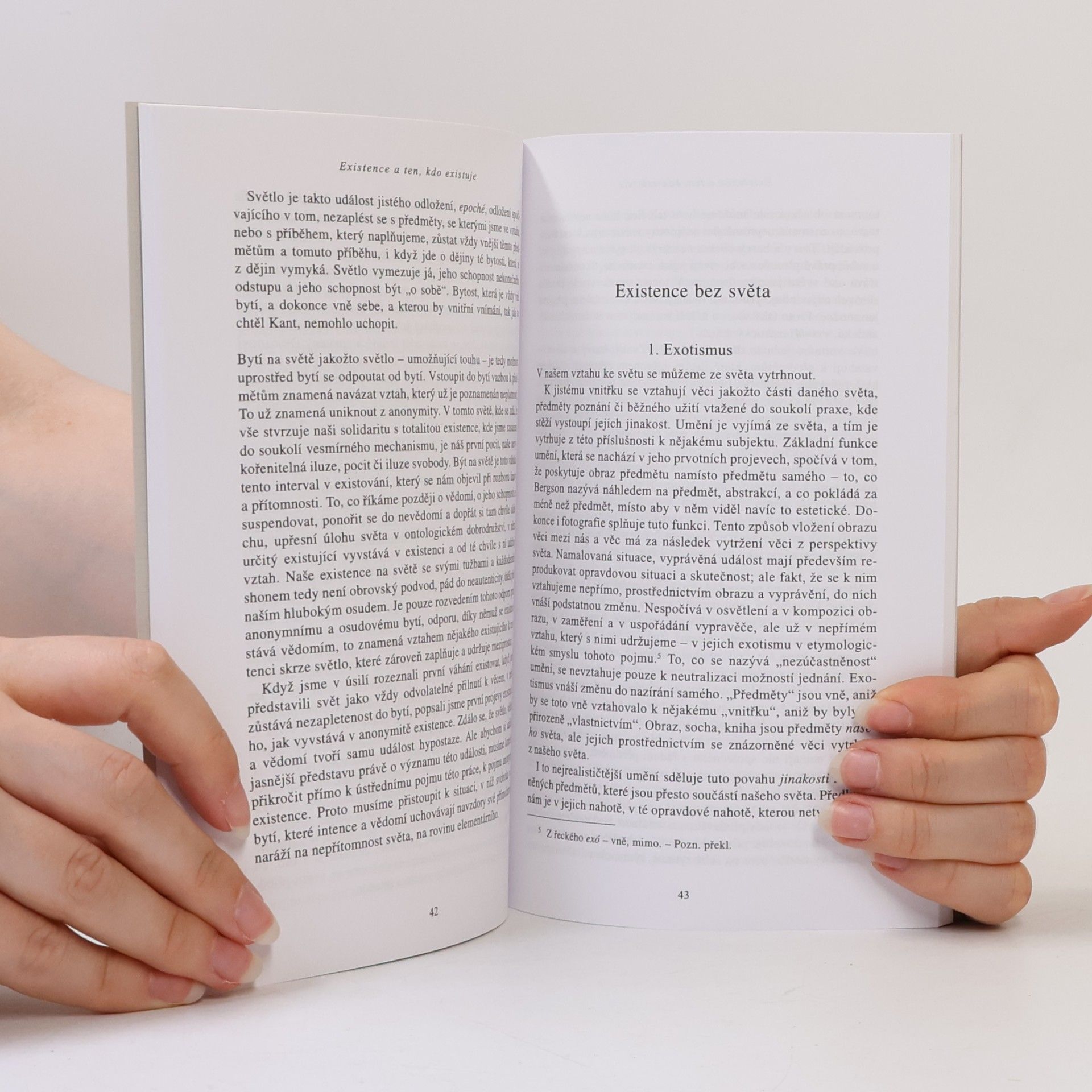 Emmanuel Levinas Existence a ten, kdo existuje