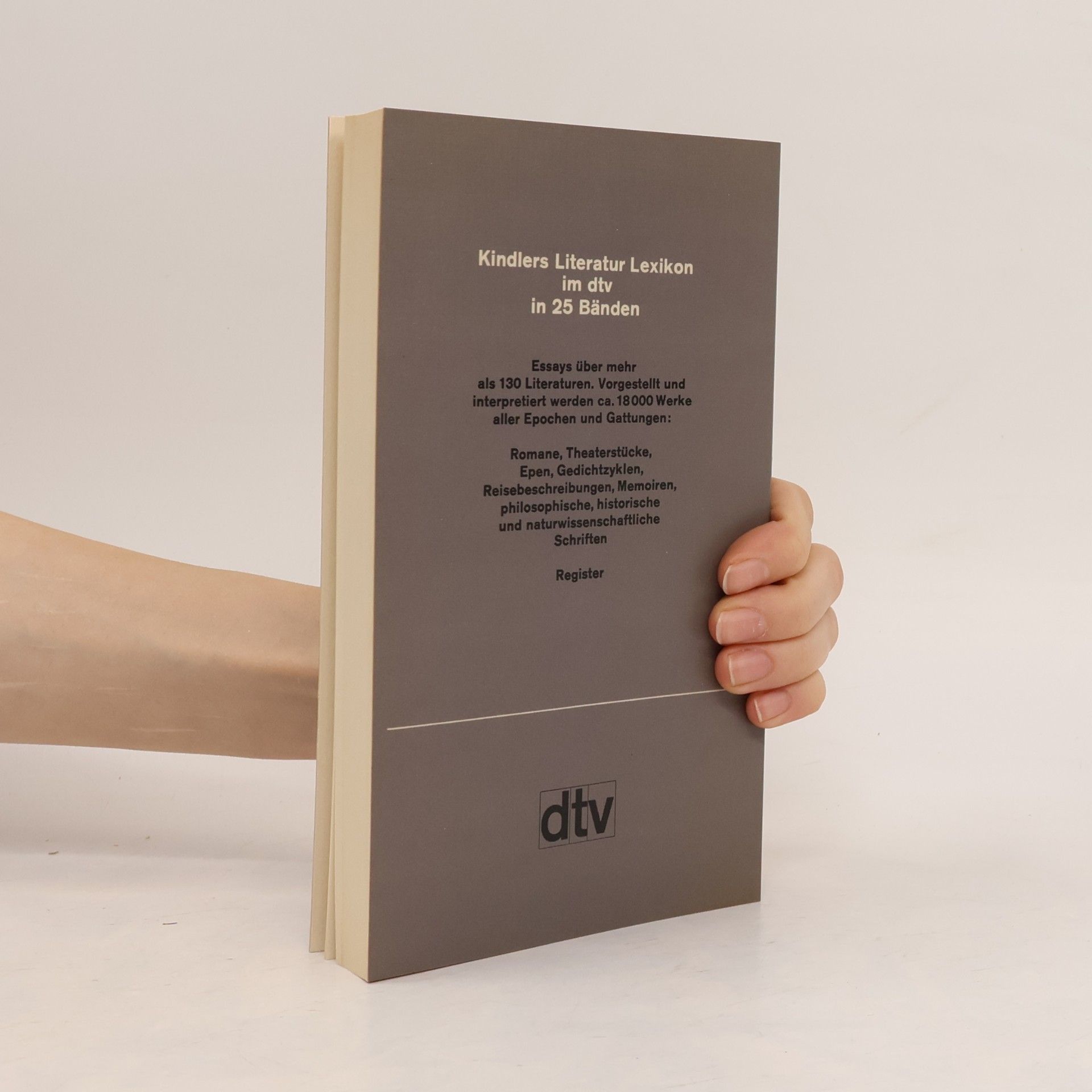 Wolfgang von Einsiedel Kindlers Literatur-Lexikon im dtv