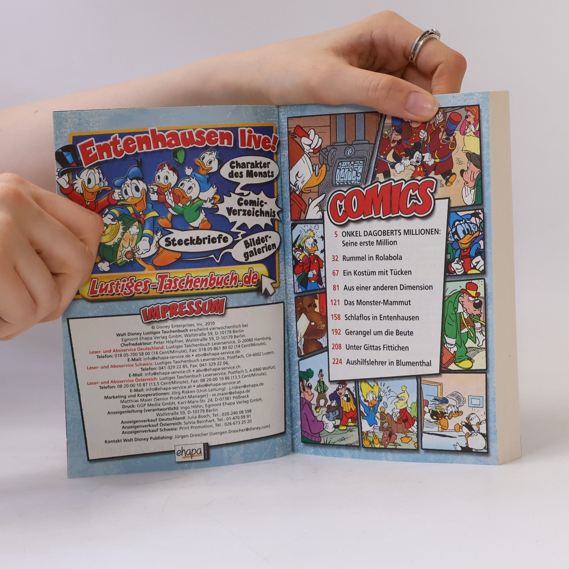 Walt Disney Lustiges Taschenbuch 399. Seine erste Million