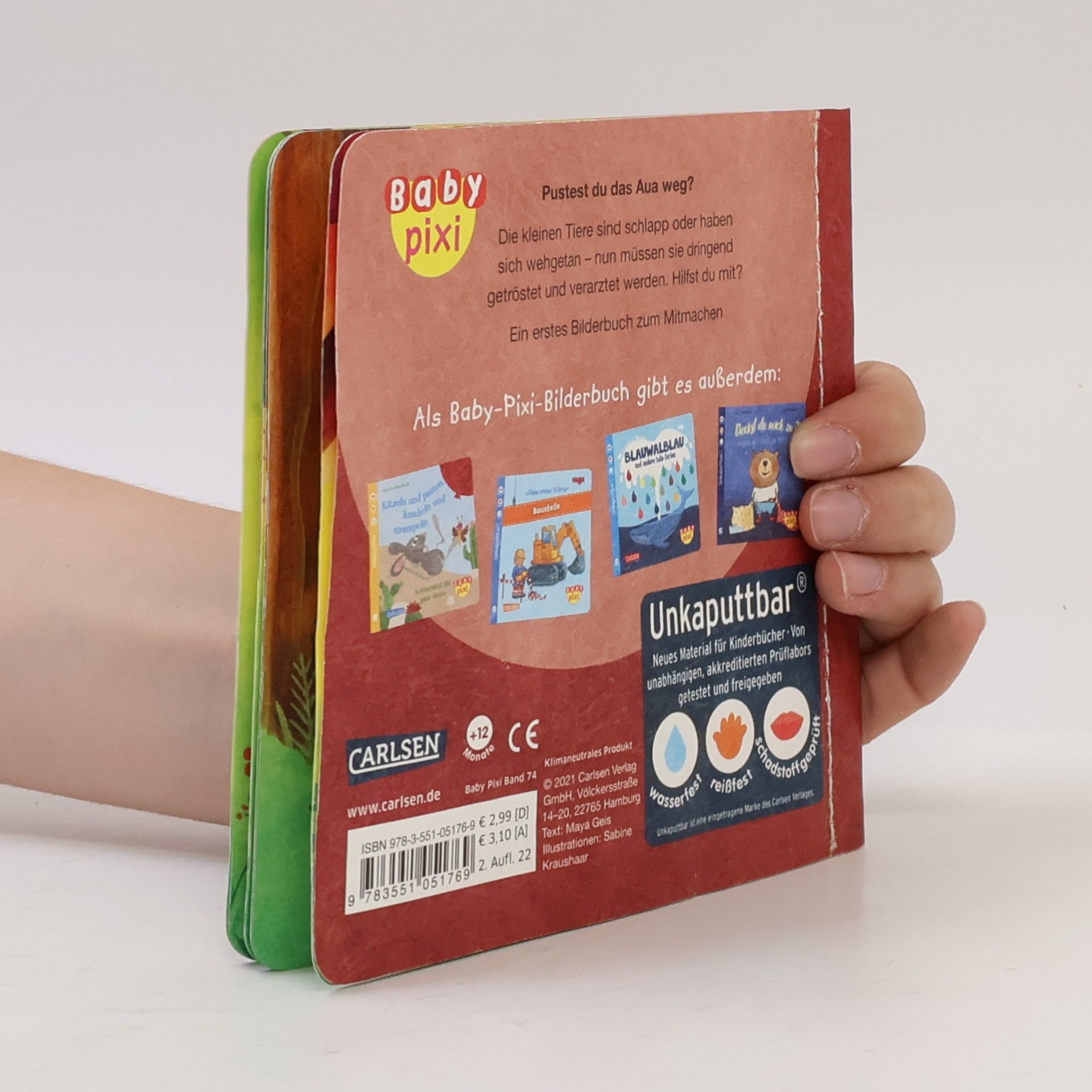 Sabine Kraushaar Baby Pixi - 74: Pustest du das Aua weg?