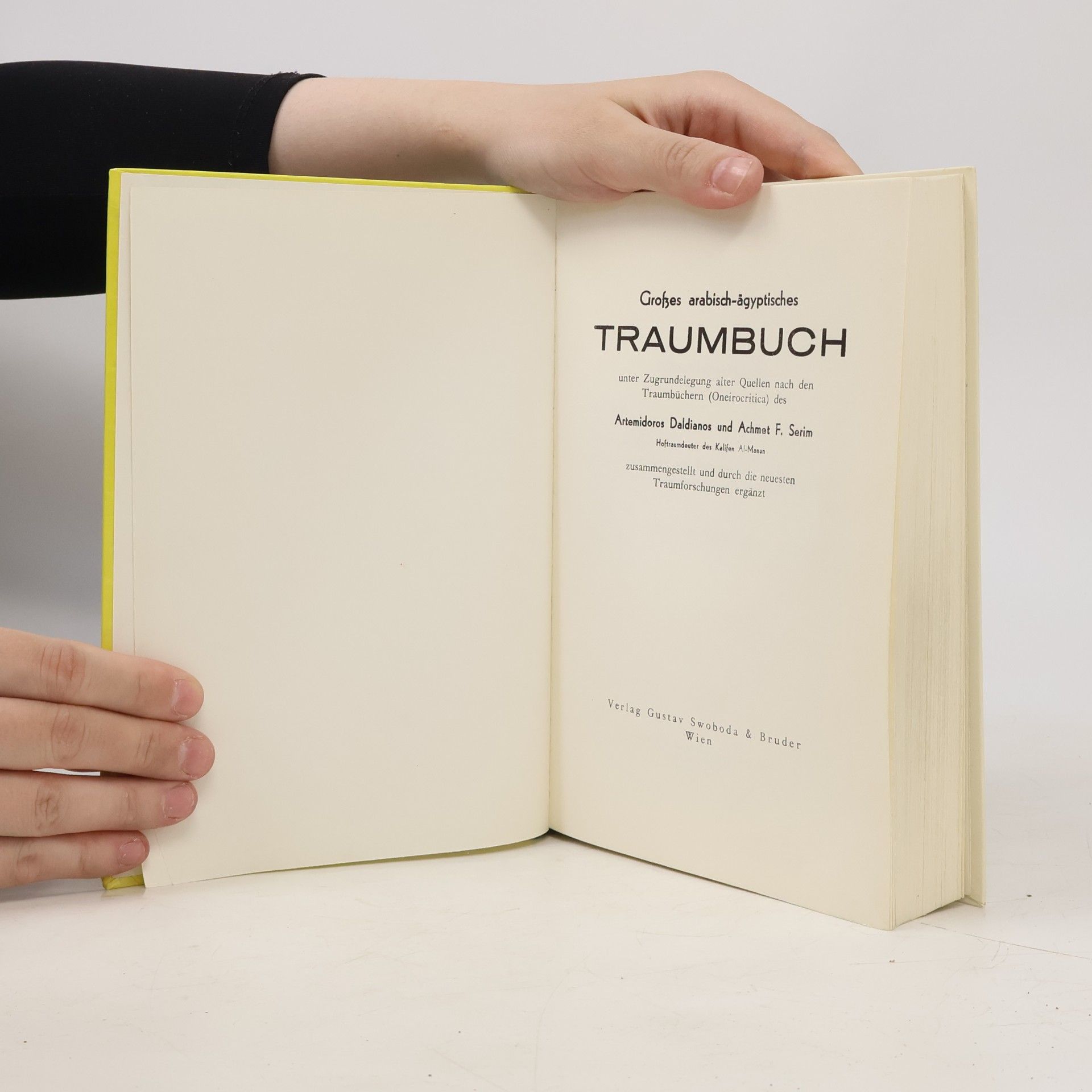 Artemidoros Daldianos Grosses Arabisch-Ägyptisches Traumbuch