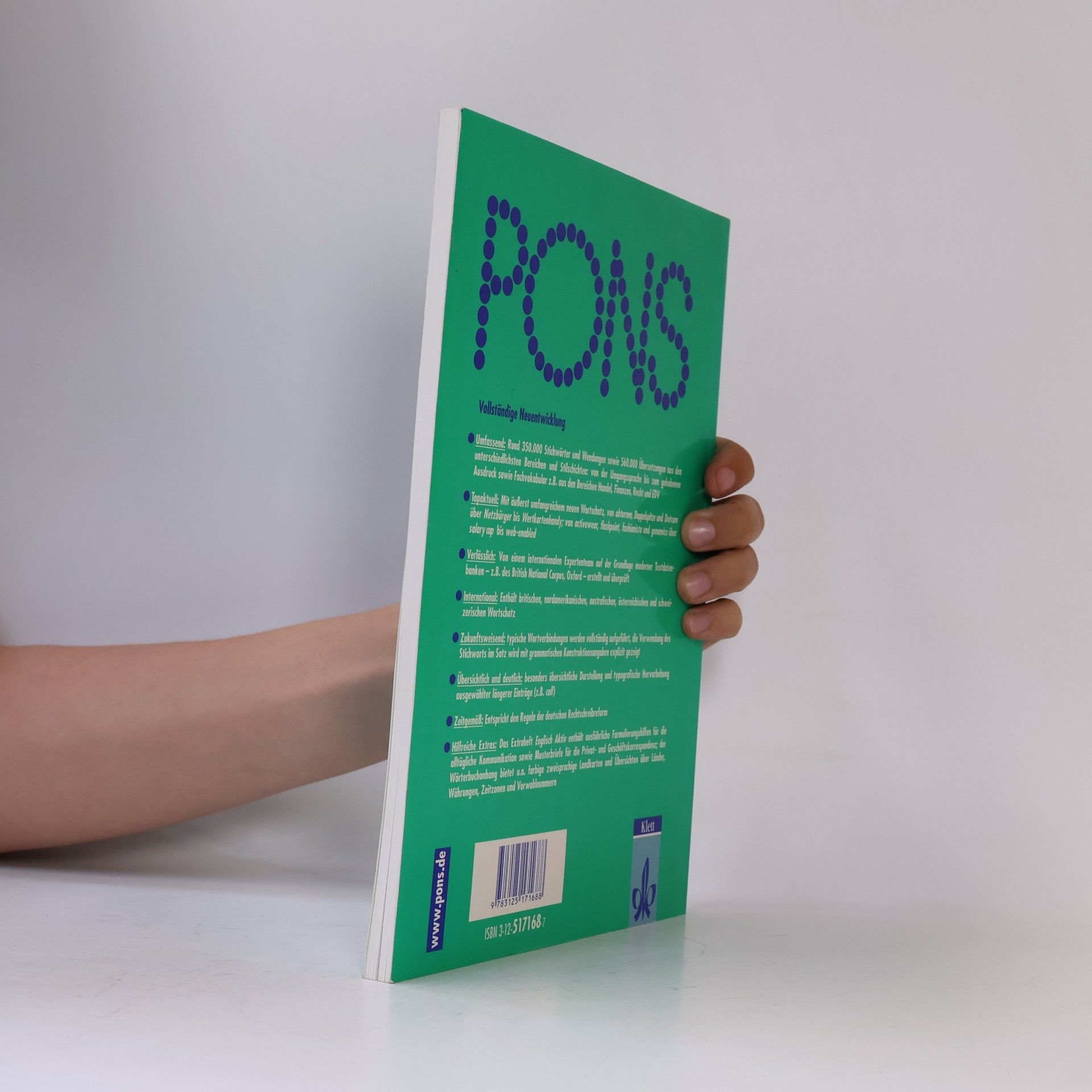 Gregor Vetter PONS Großwörterbuch für Experten und Universität