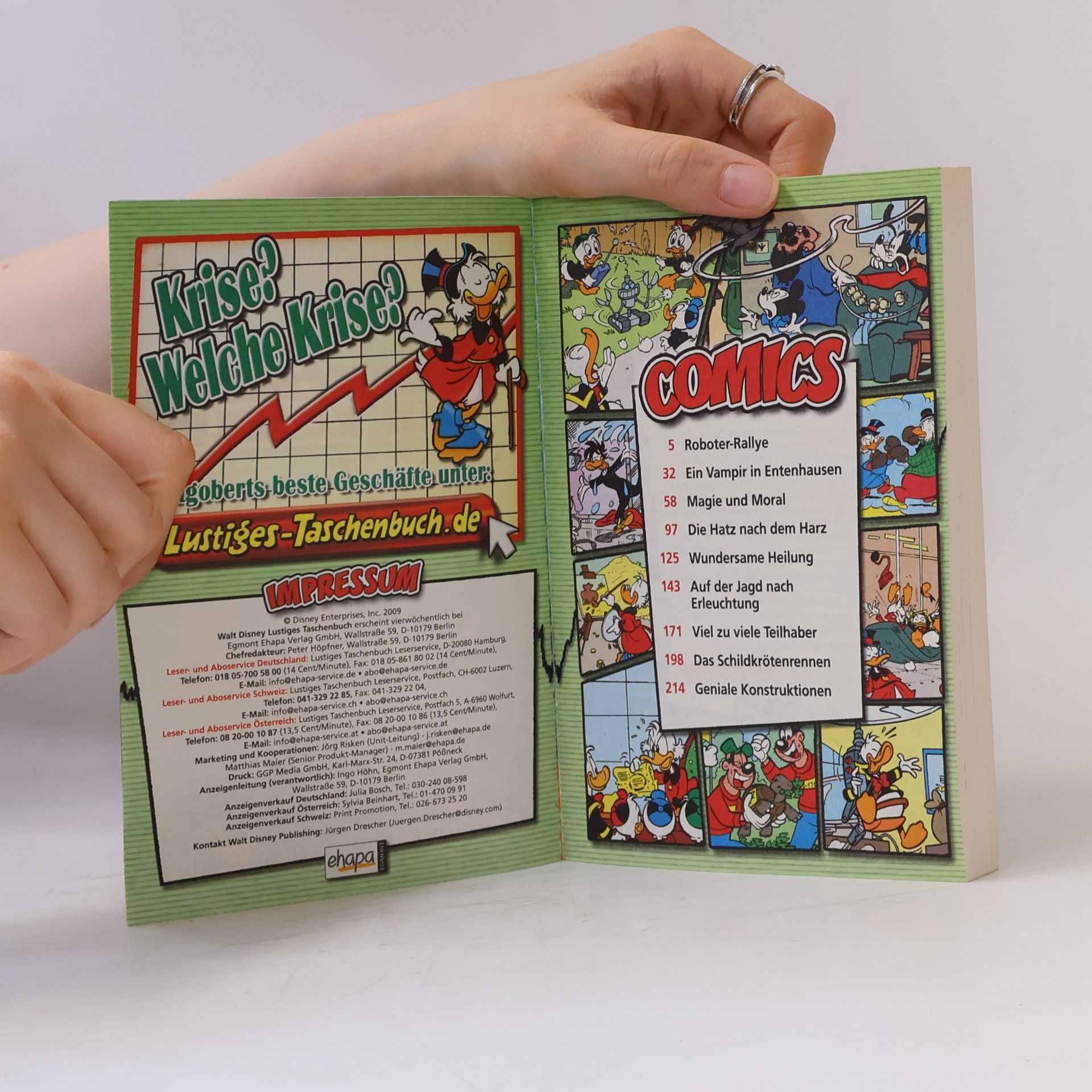 Walt Disney Lustiges Taschenbuch 395. Raus aus der Krise!