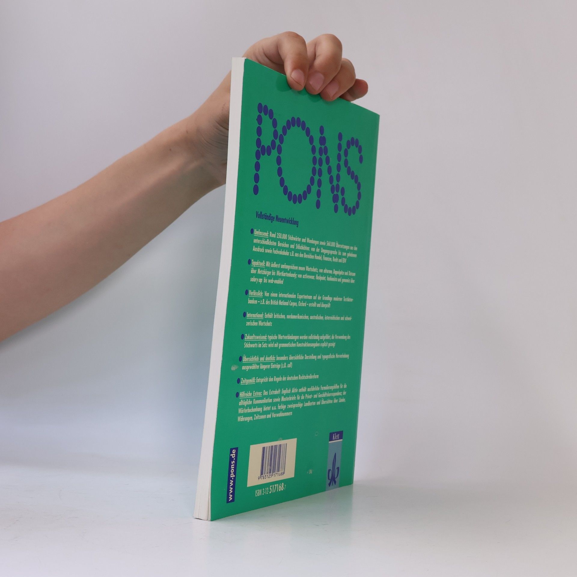 Gregor Vetter PONS Großwörterbuch für Experten und Universität