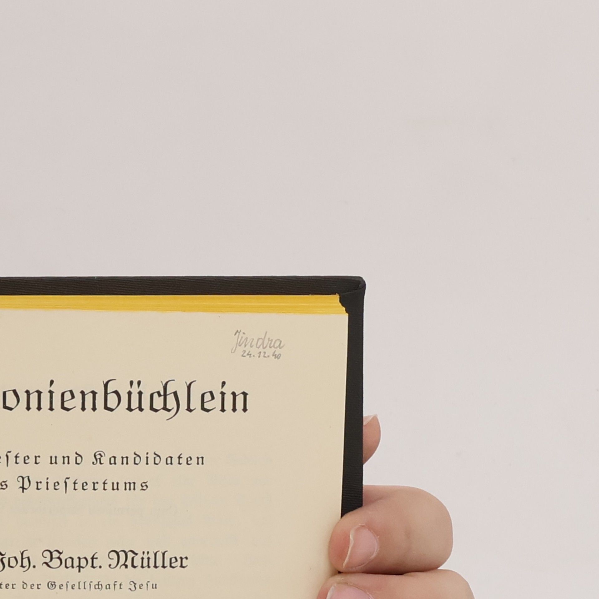 Johann Baptist Müller Zeremonienbüchlein