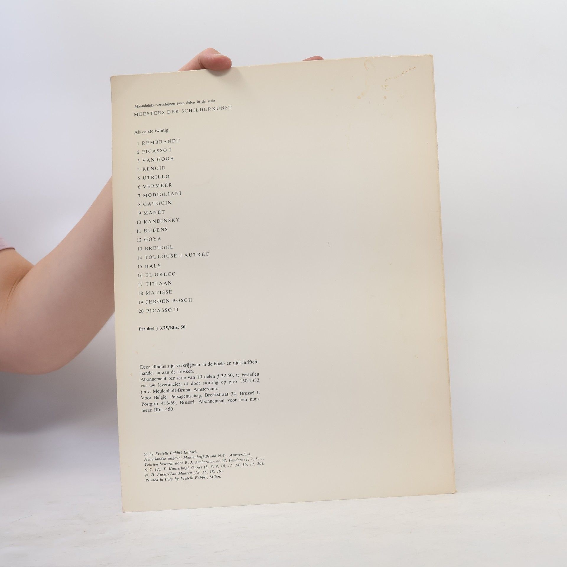 Autorenkollektiv Meesters der schilderkunst. Jeroen Bosch