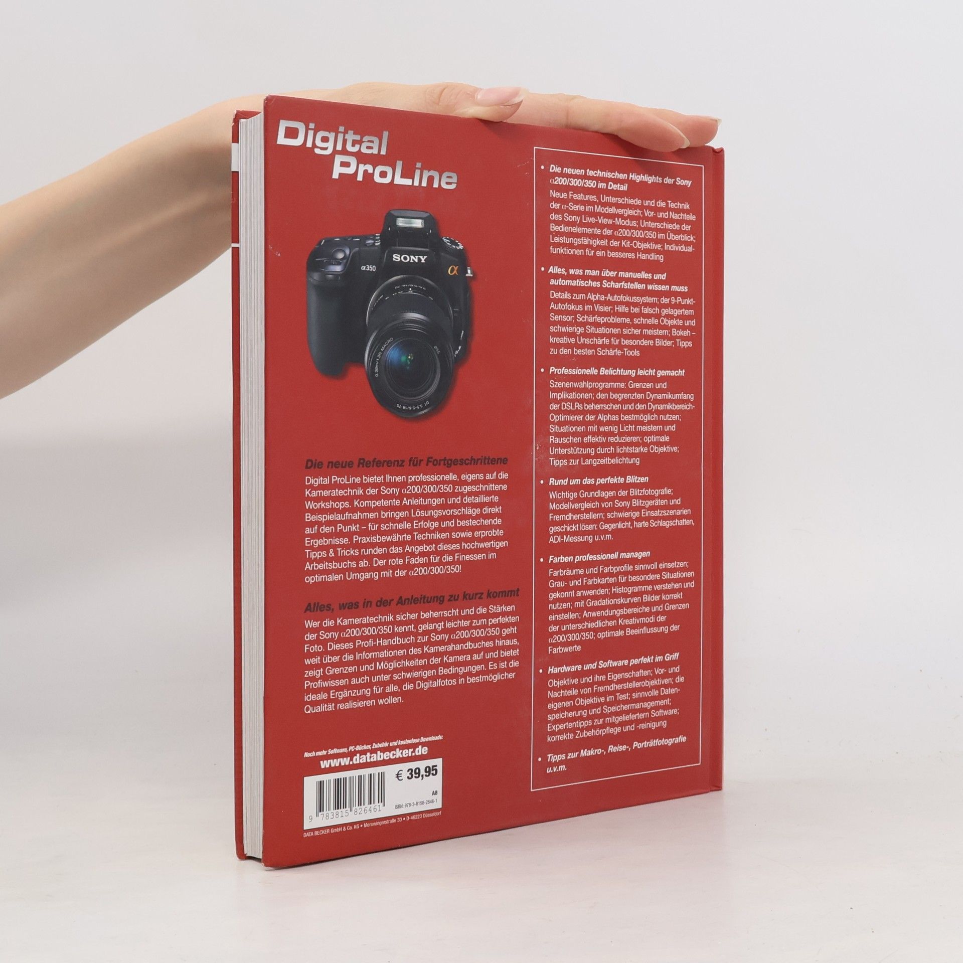 Frank Exner Das Profihandbuch zur Sony α [Alpha] 200/300/350