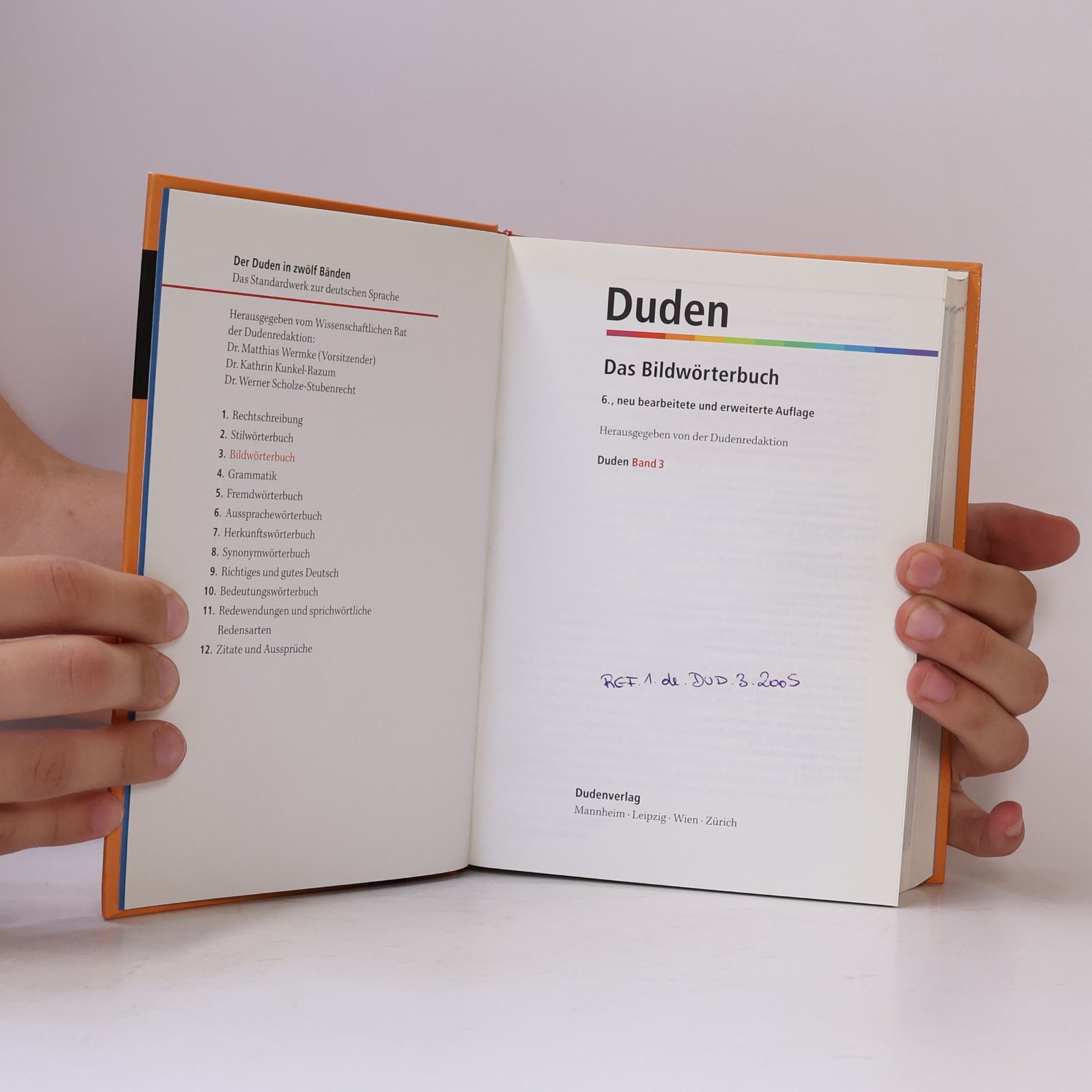AA.VV. Duden : das Bildwörterbuch