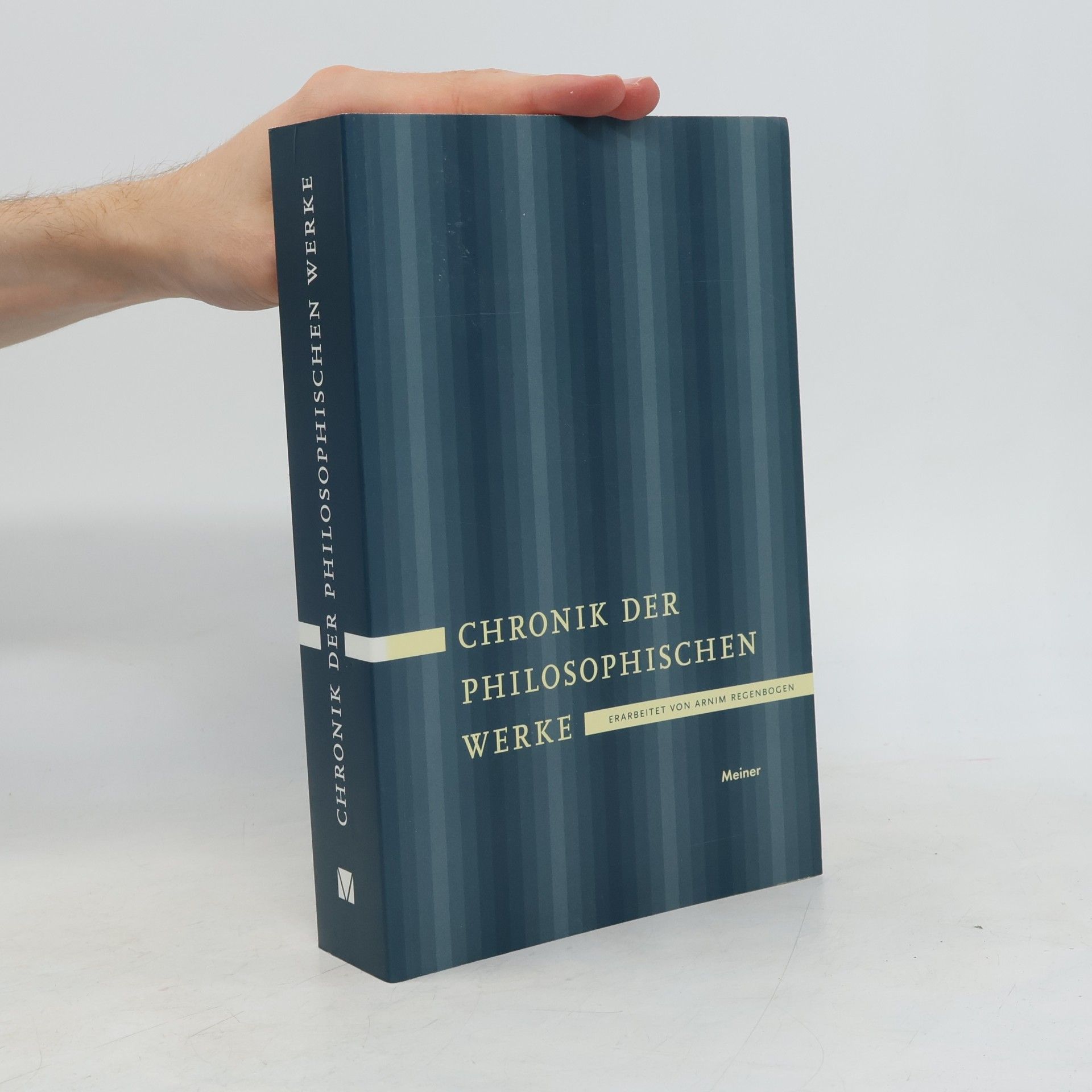 Arnim Regenbogen Chronik der philosophischen Werke
