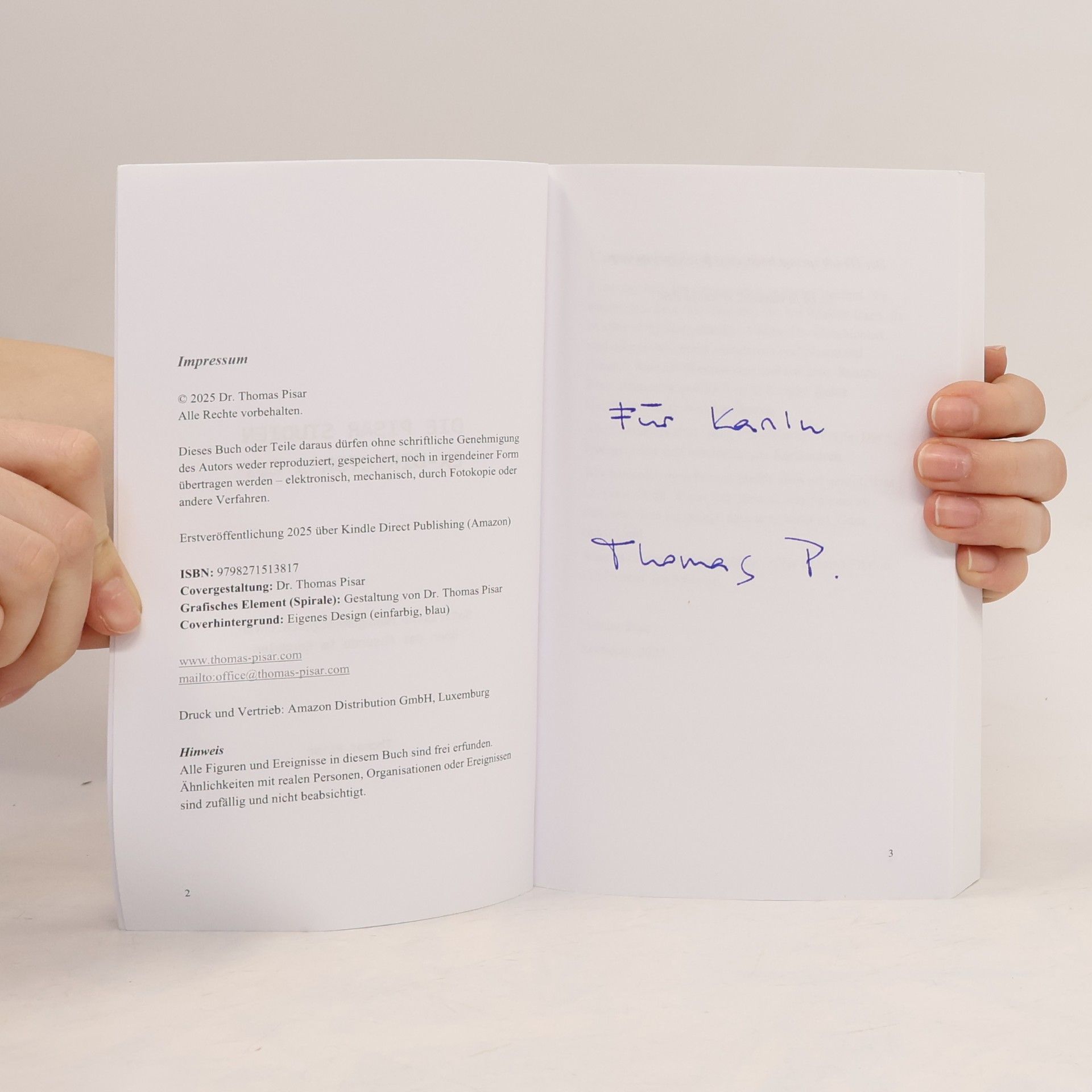 Thomas Pisar Die Pisar Studien – Ex-Director's Cut