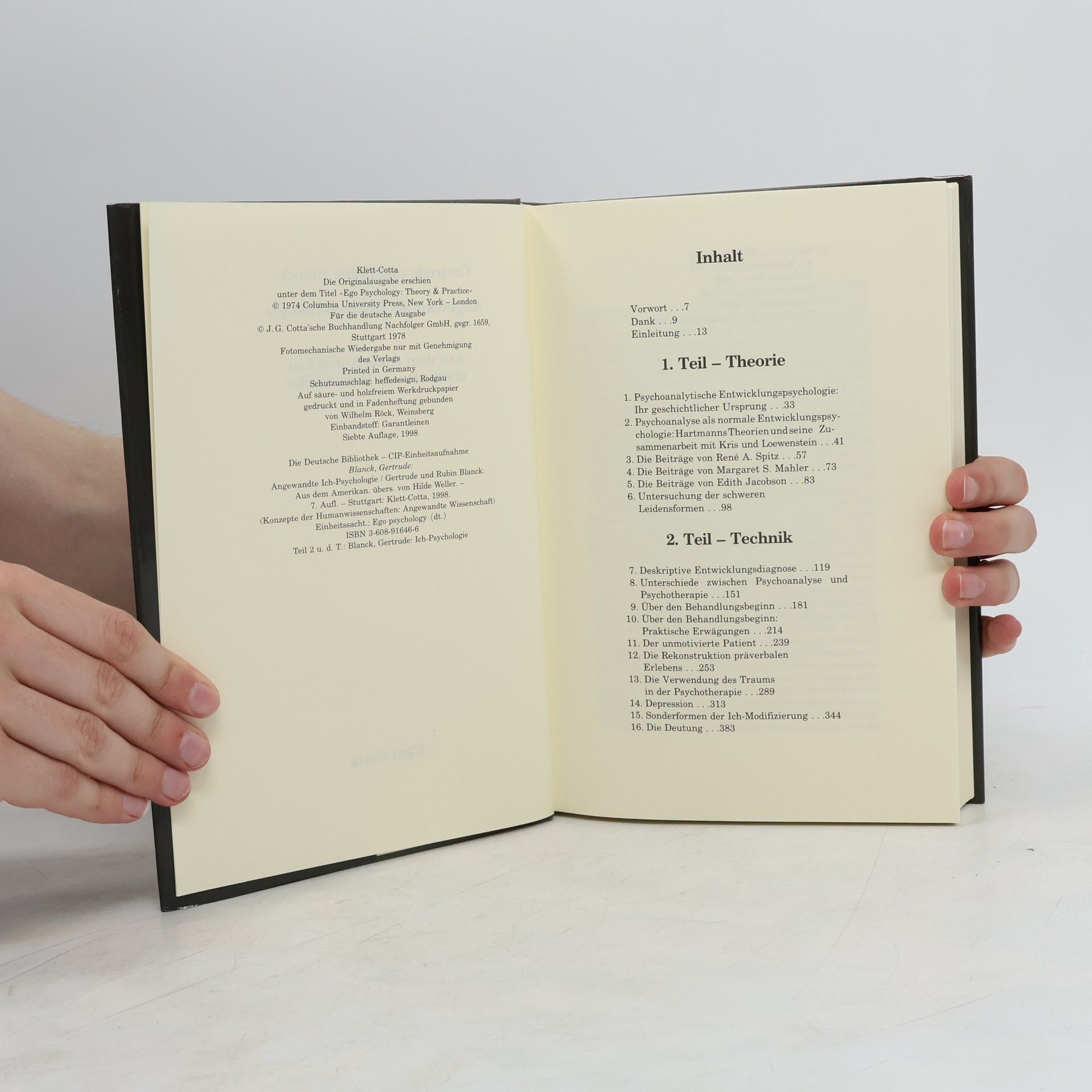 Gertrude Blanck Angewandte Ich-Psychologie