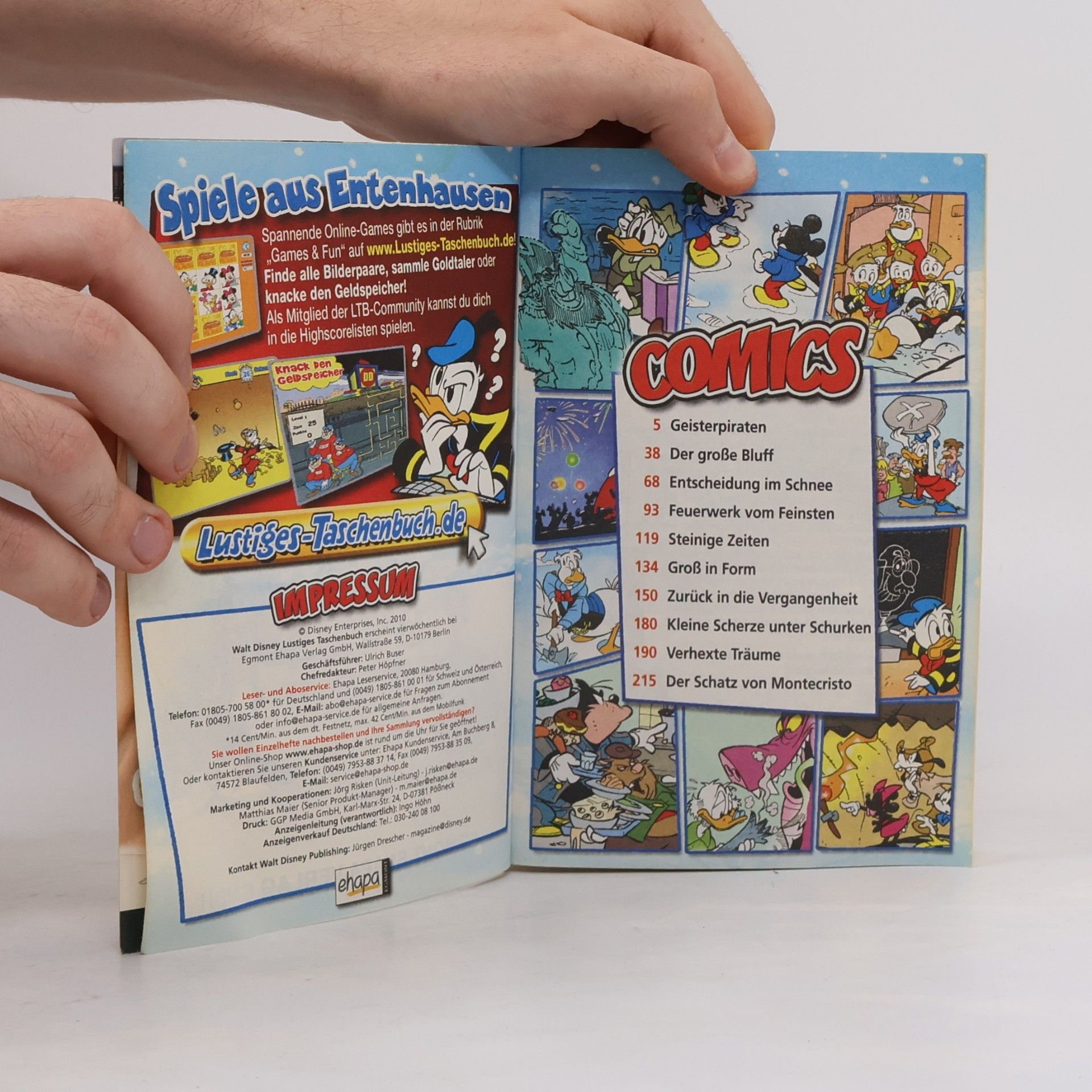 Walt Disney Lustiges Taschenbuch 410. Winterzauber