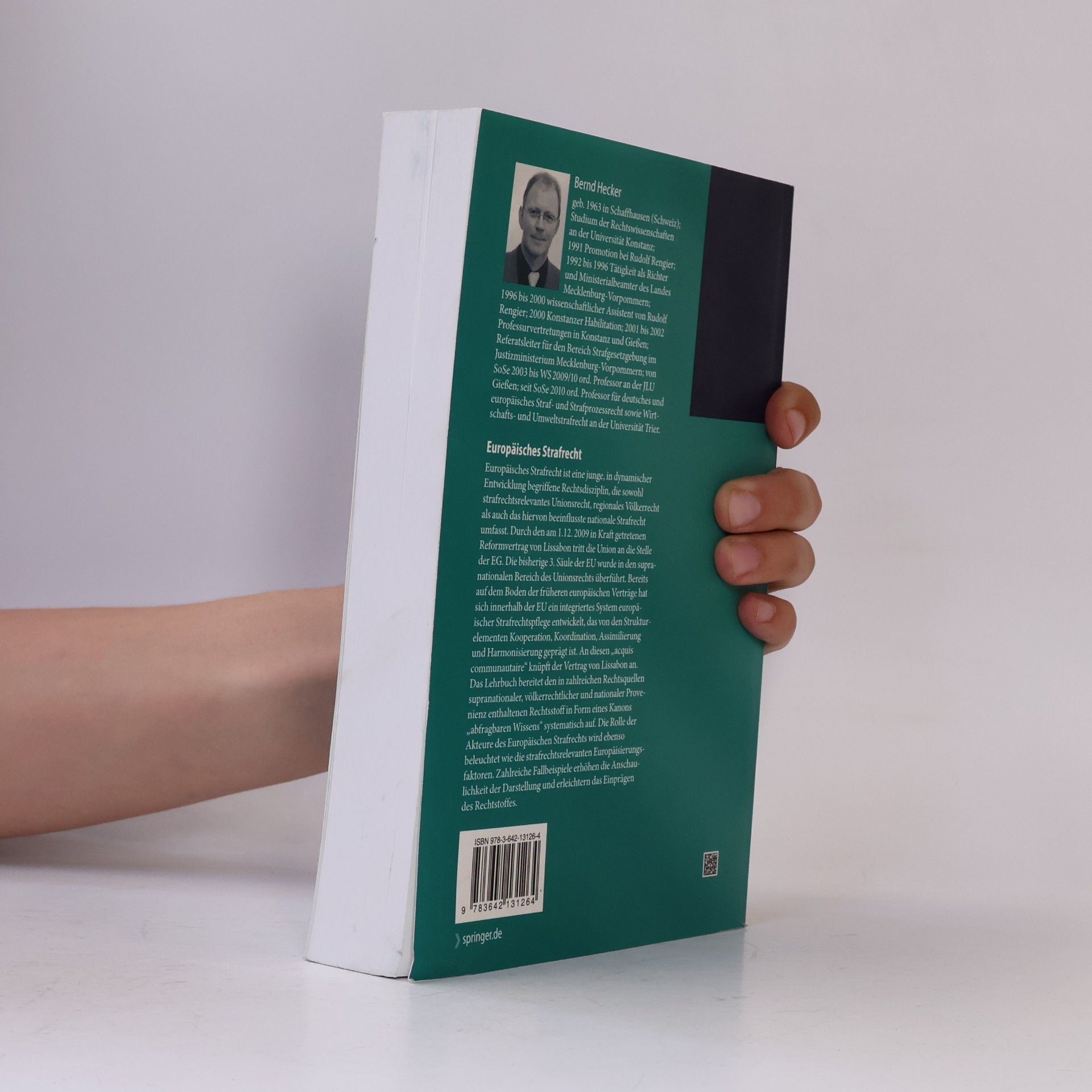 Bernd Hecker Springer-Lehrbuch: Europäisches Strafrecht - 3. Auflage