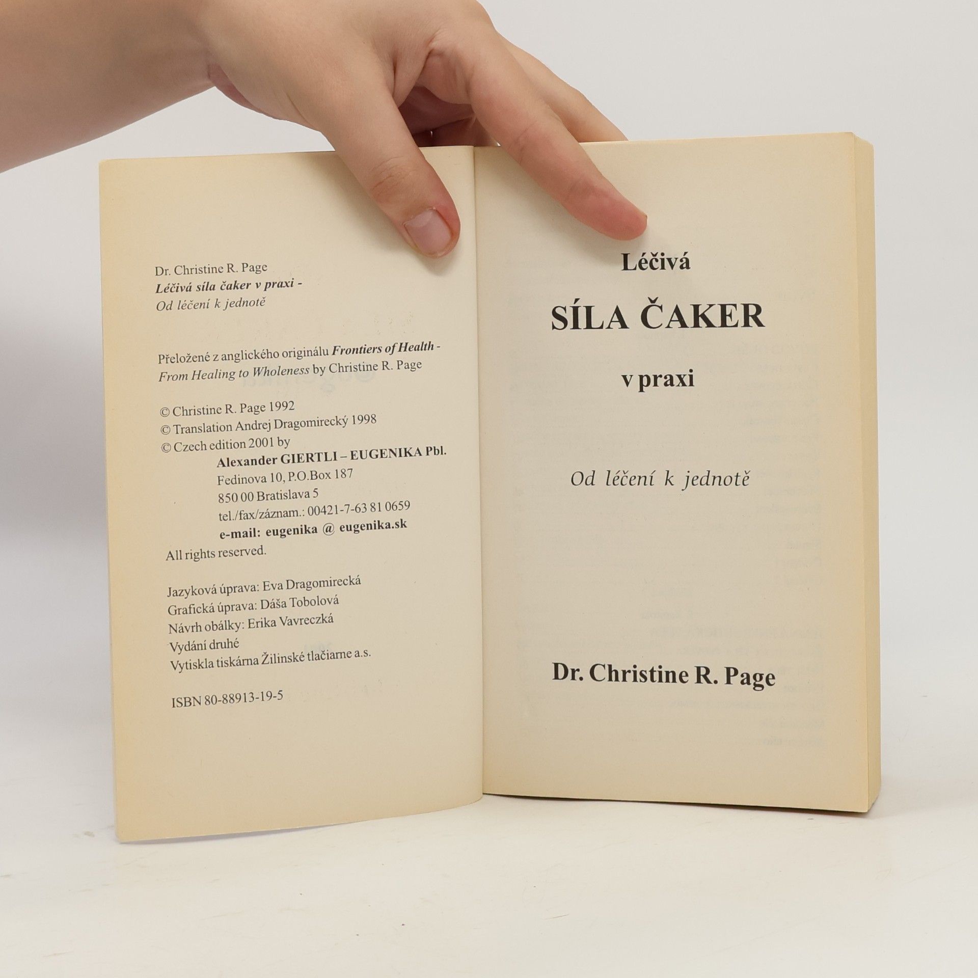 Christine R. Page Léčivá síla čaker v praxi