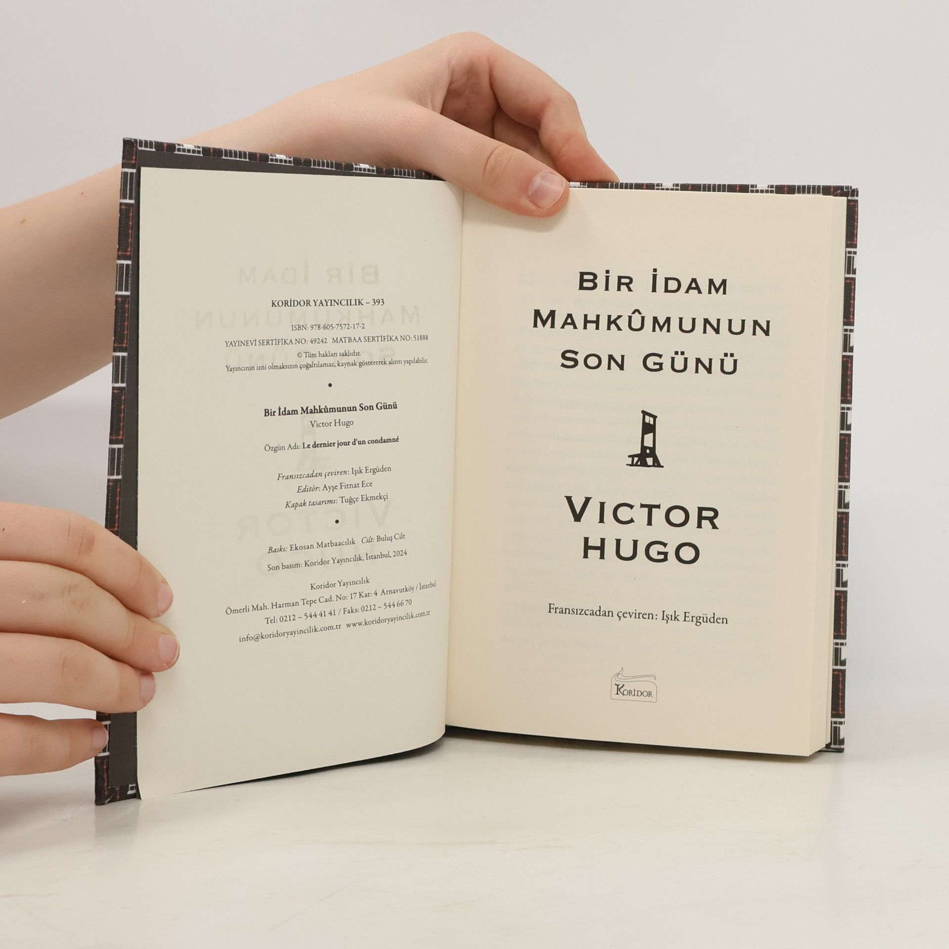 Victor Hugo Bir İdam Mahkûmunun Son Günü - Bez Ciltli