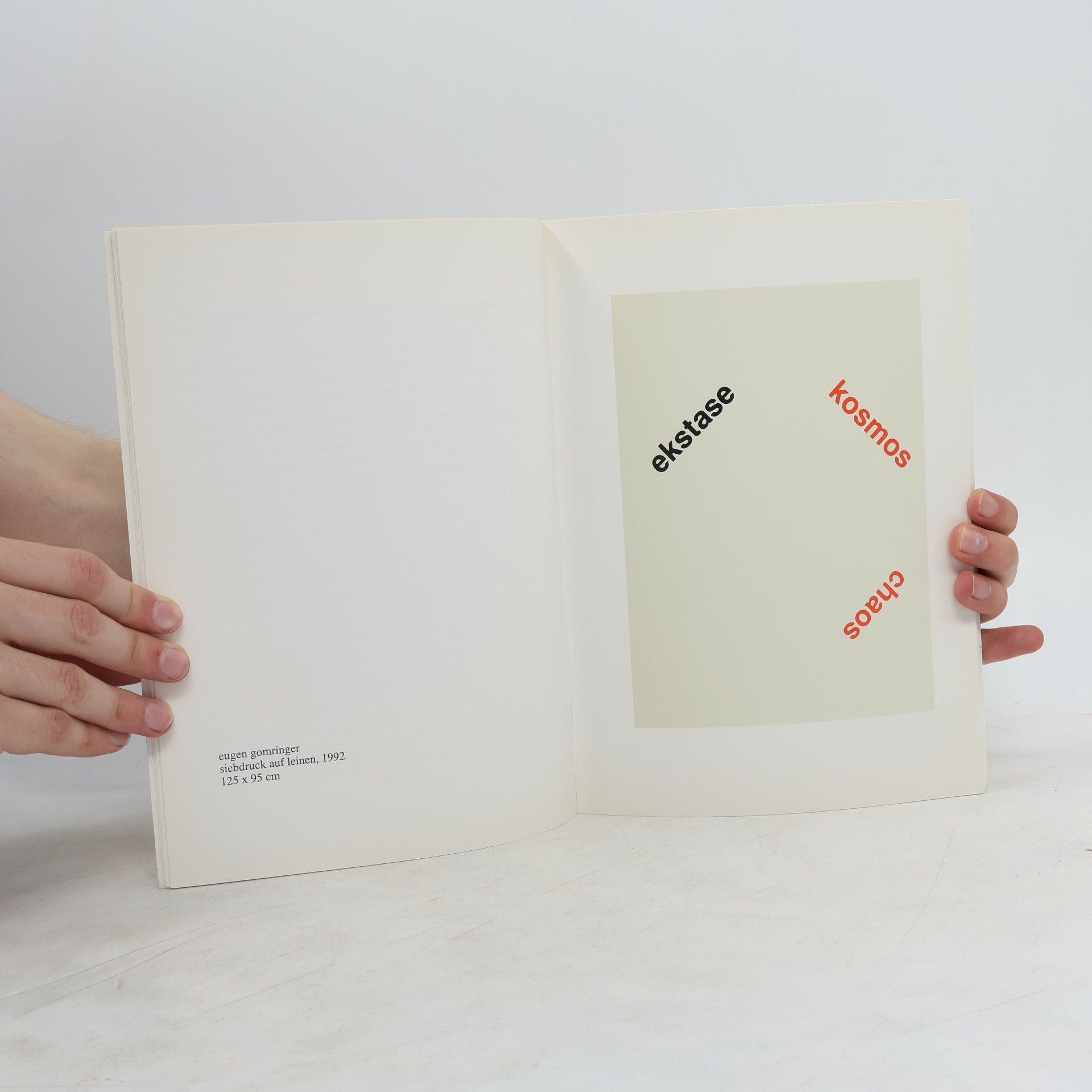 Eugen Gomringer SchriftBild in Collage