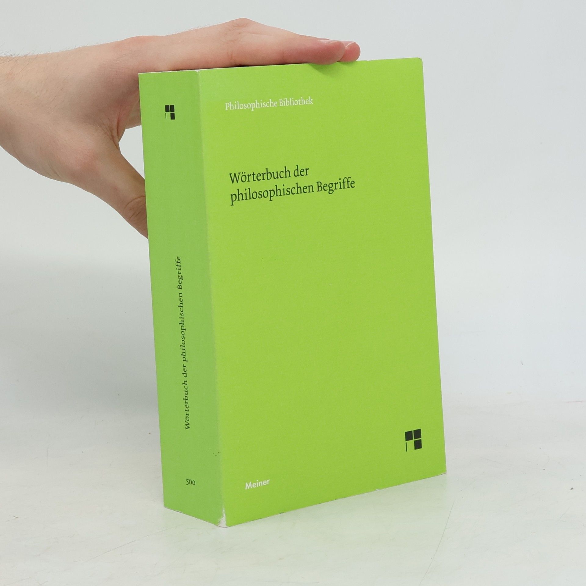 Arnim Regenbogen Philosophische Bibliothek: Wörterbuch der philosophischen Begriffe