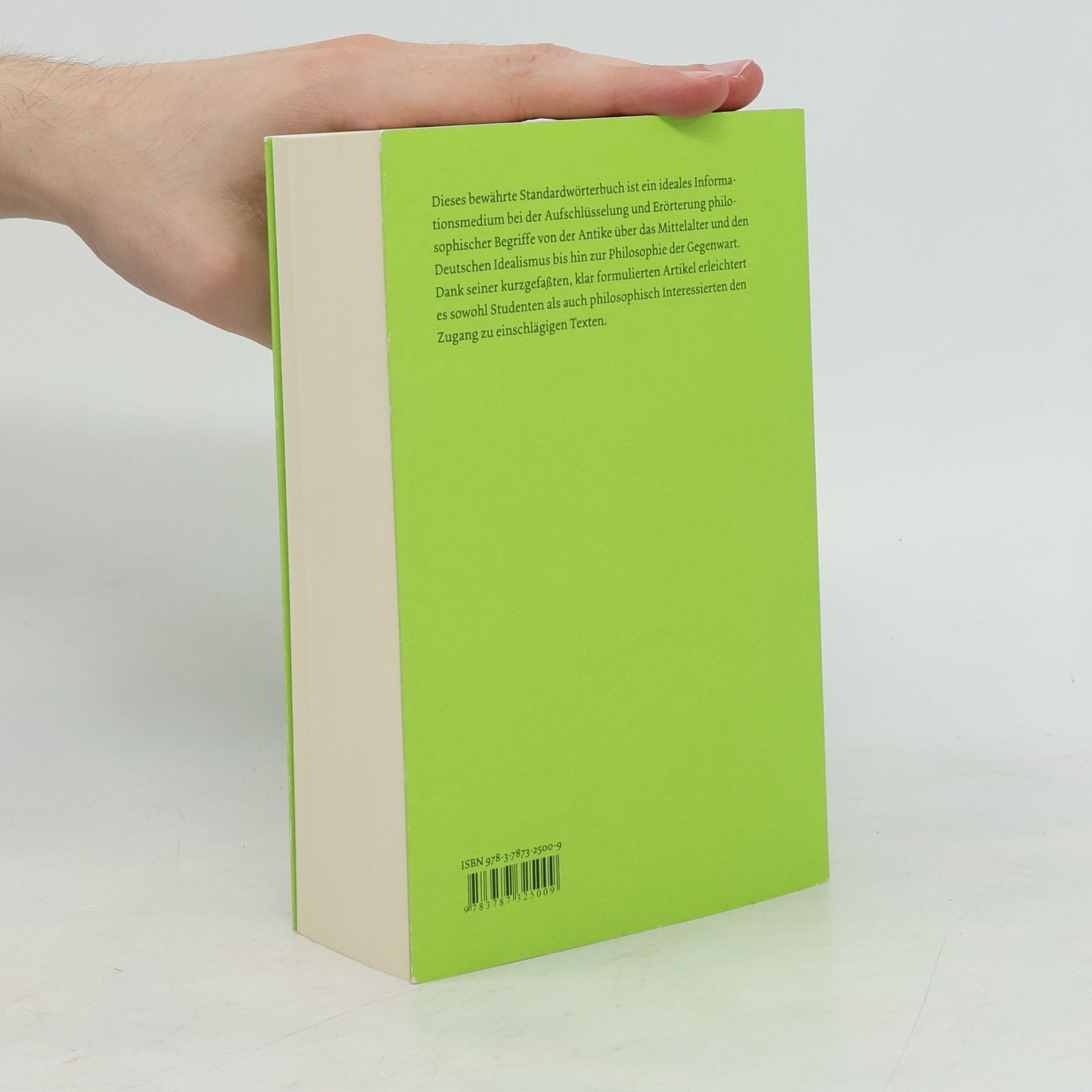 Arnim Regenbogen Philosophische Bibliothek: Wörterbuch der philosophischen Begriffe
