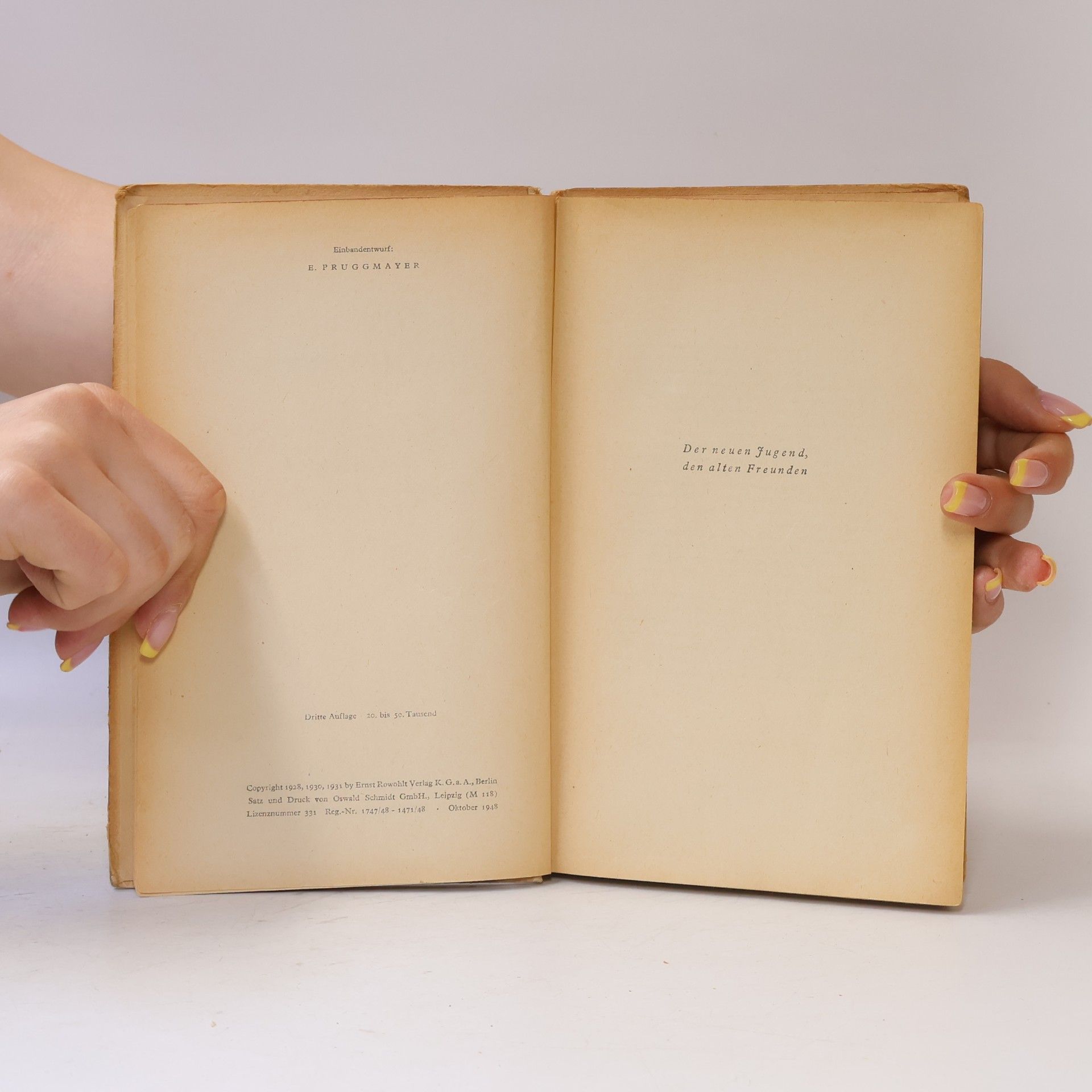 Kurt Tucholsky Gruss nach vorn