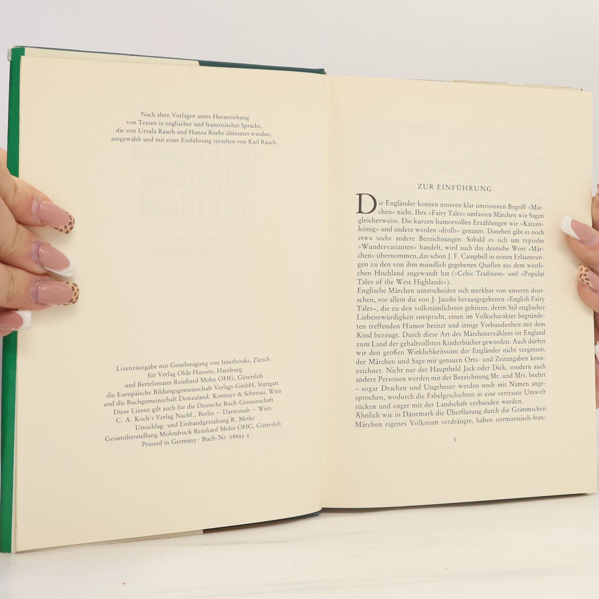 Various authors Märchen aus England Schottland und Irland