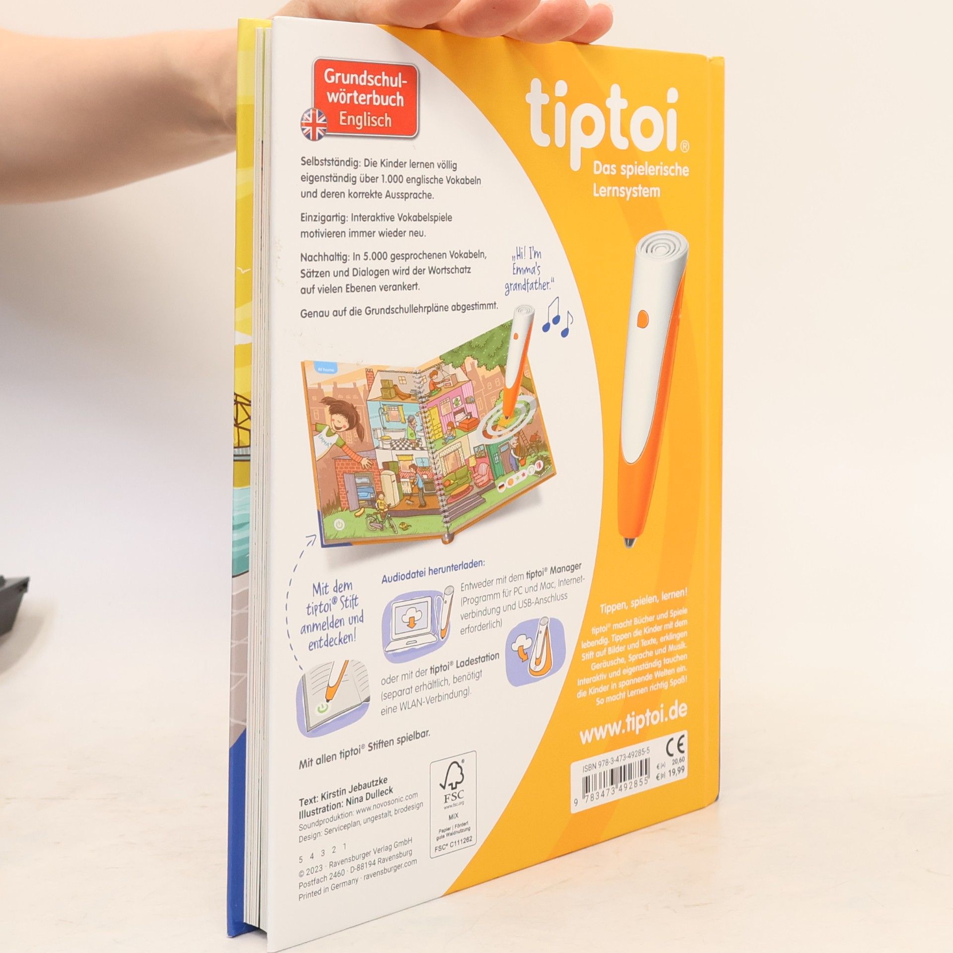 Kirstin Jebautzke tiptoi® Grundschulwörterbuch Englisch