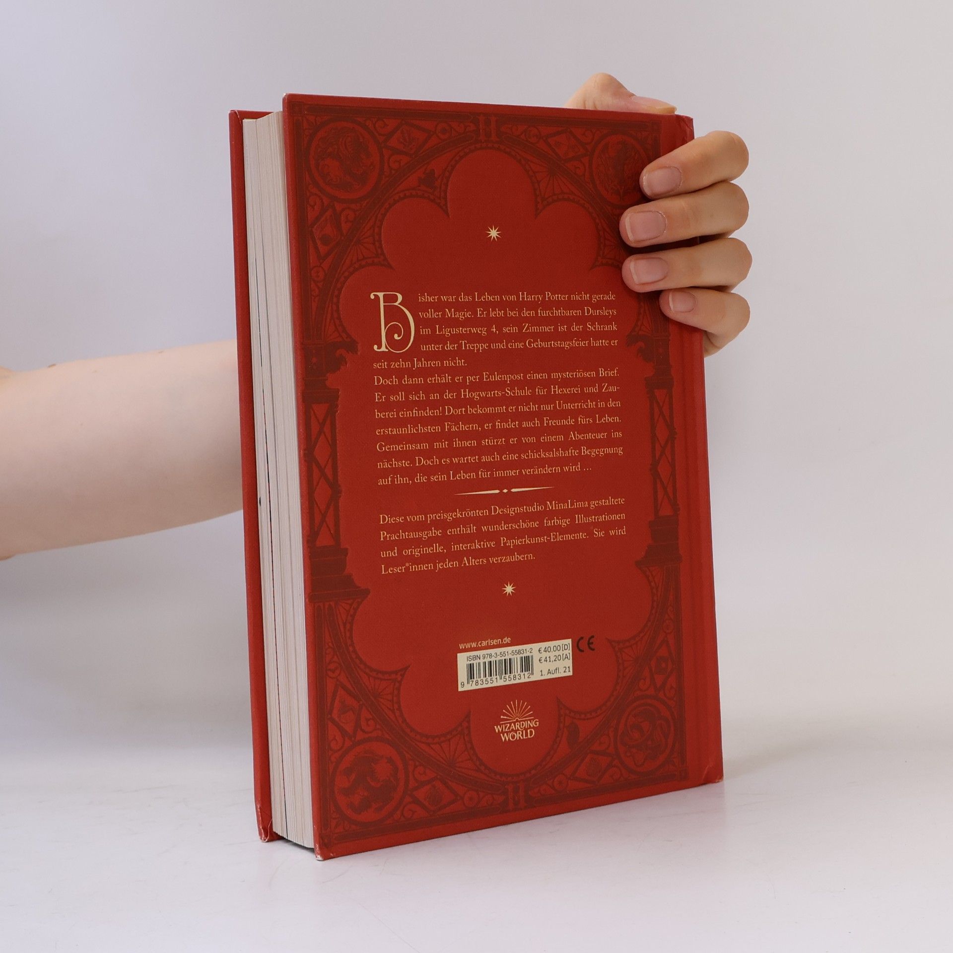 Joanne K. Rowling Harry Potter und der Stein der Weisen: MinaLima-Ausgabe