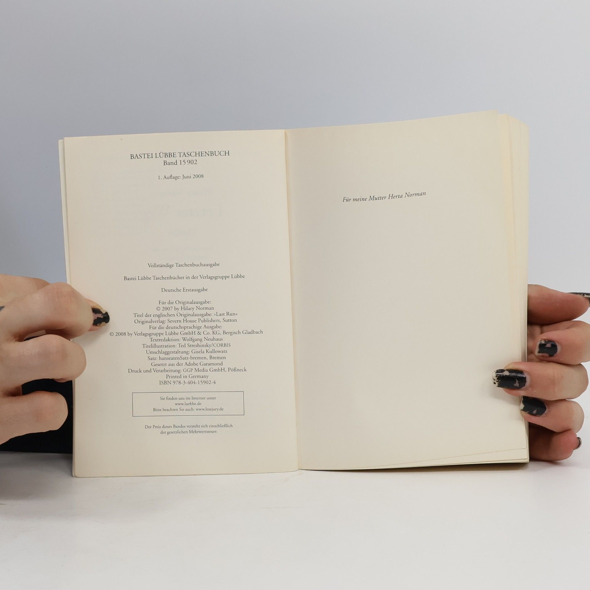 Hilary Norman Letzter Weg