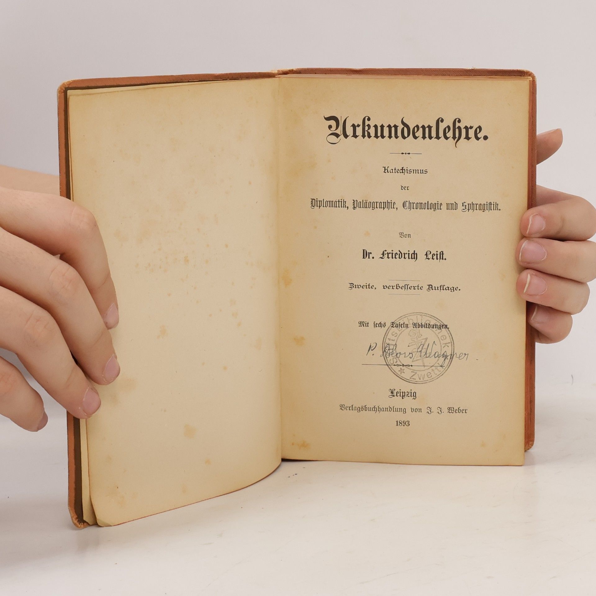 Friedrich Leist Urkundenlehre