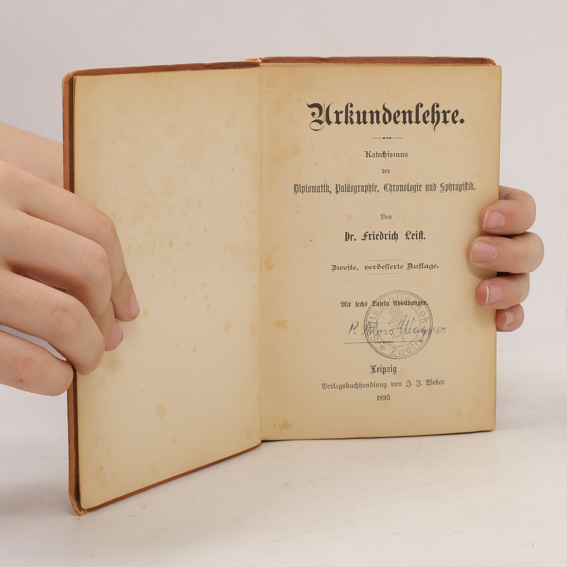 Friedrich Leist Urkundenlehre