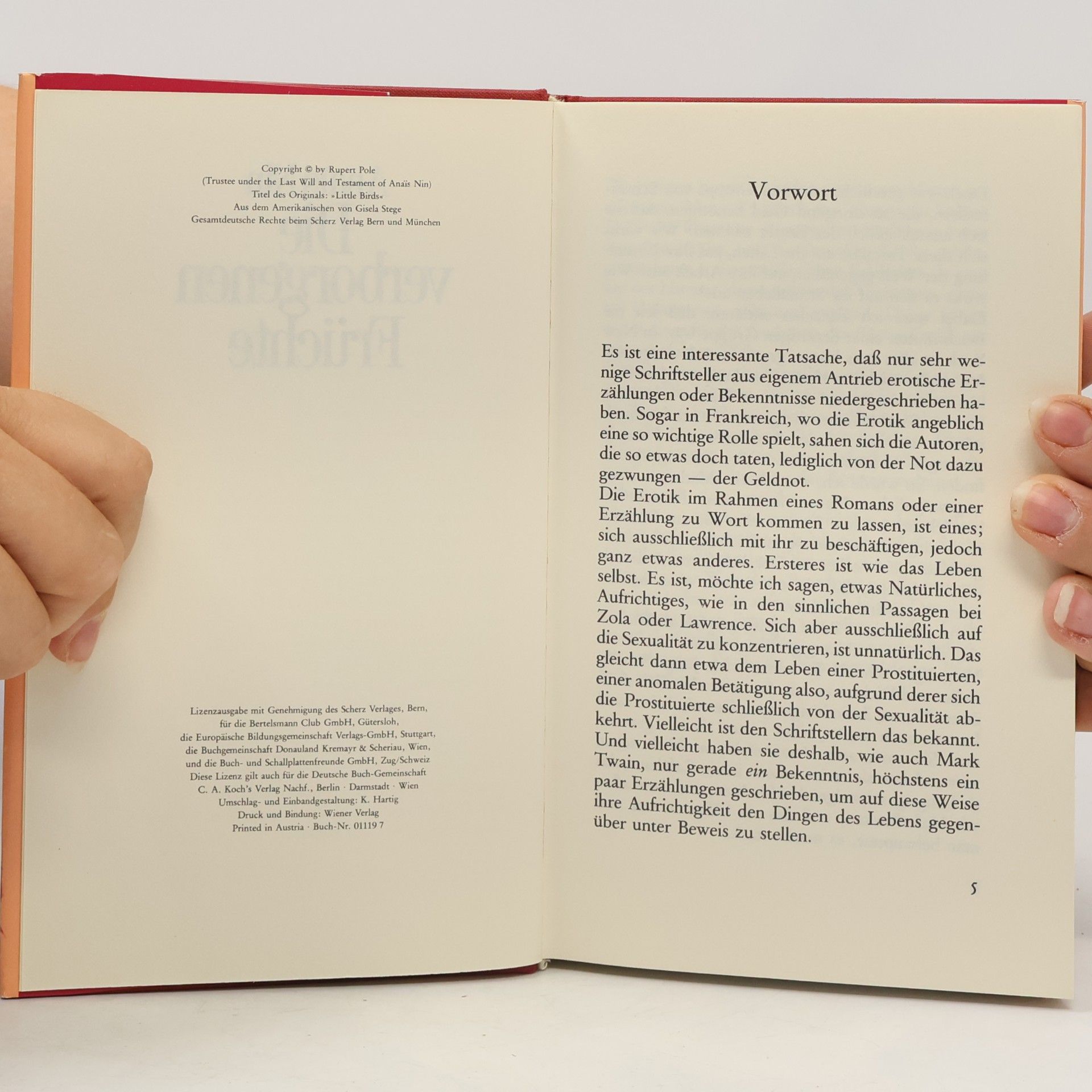Anaïs Nin Die verborgenen Früchte