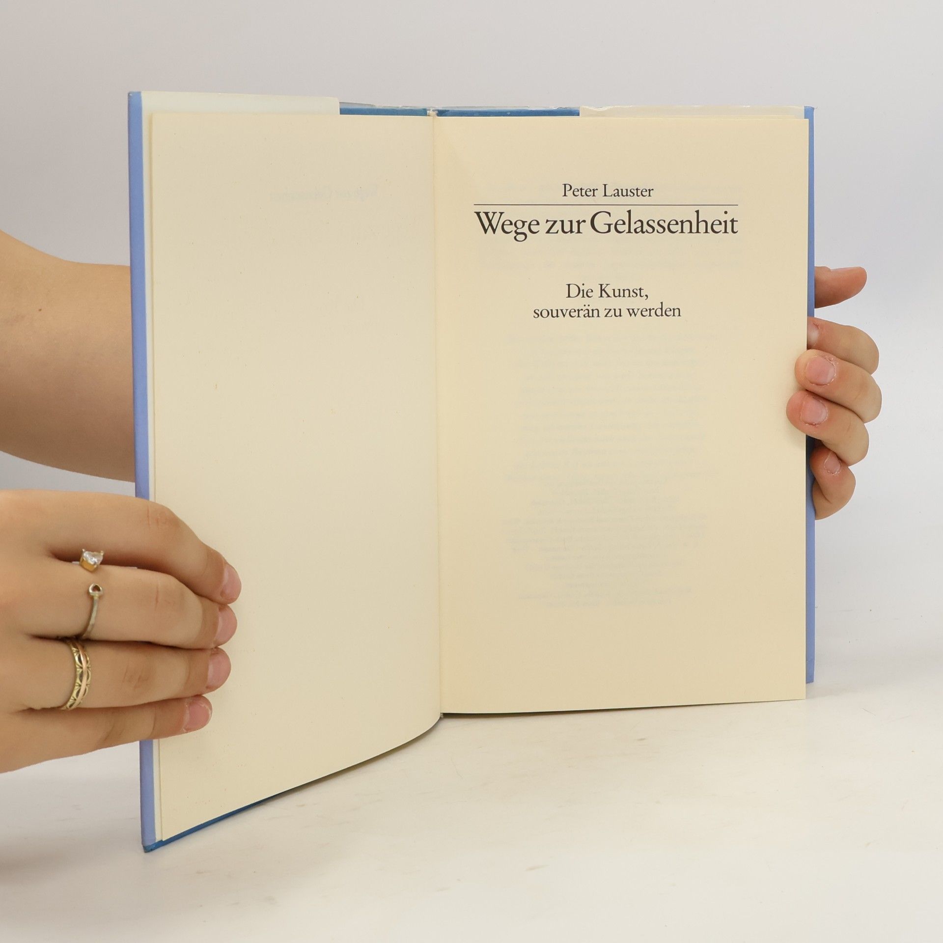 Peter Lauster Wege zur Gelassenheit