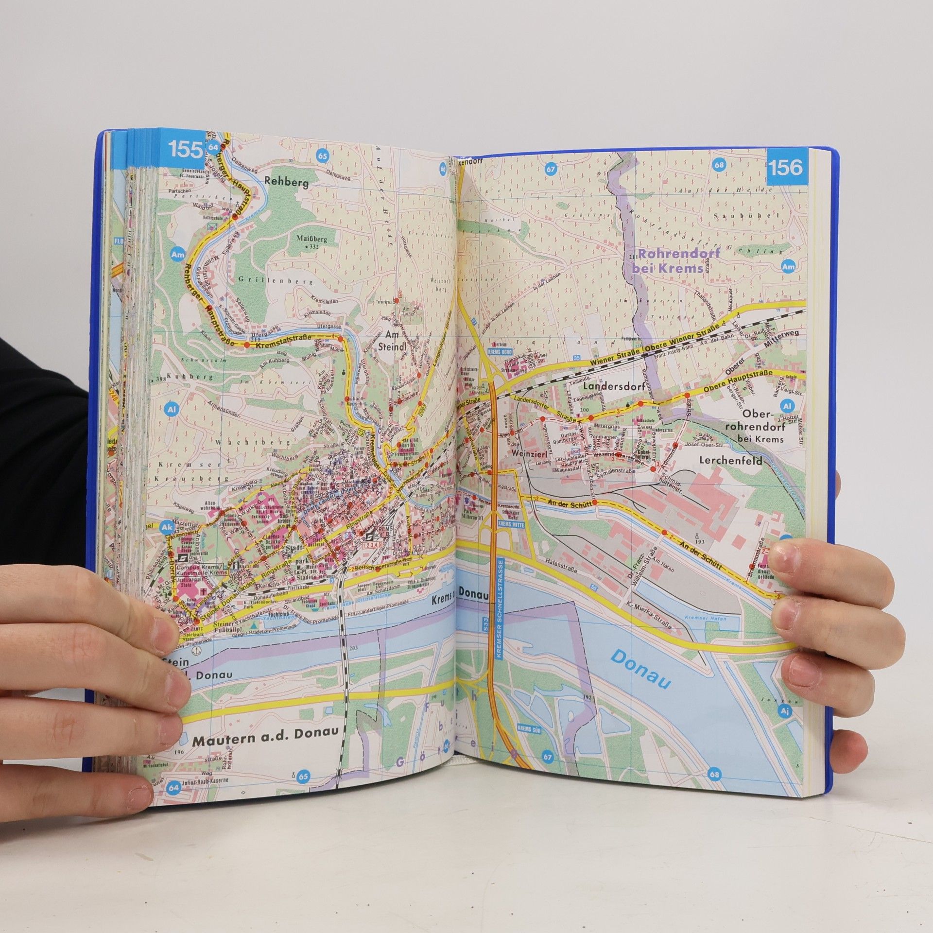 Autorenkollektiv Städteatlas Wien mit Grossraum 1:20.000
