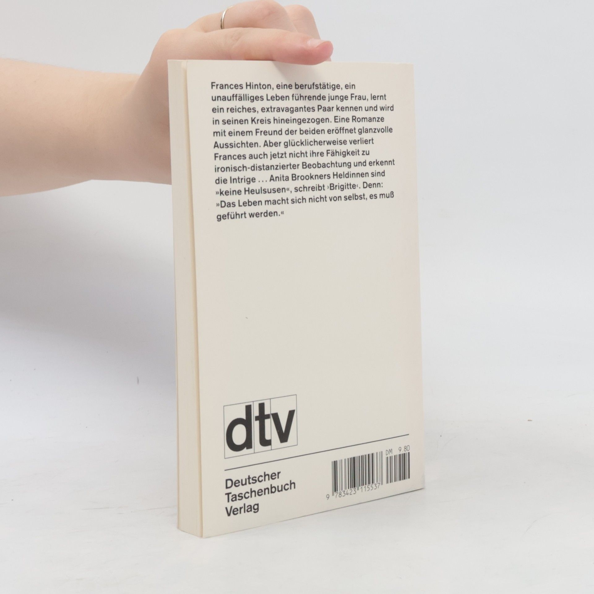 Anita Brookner dtv Literatur: Seht mich an
