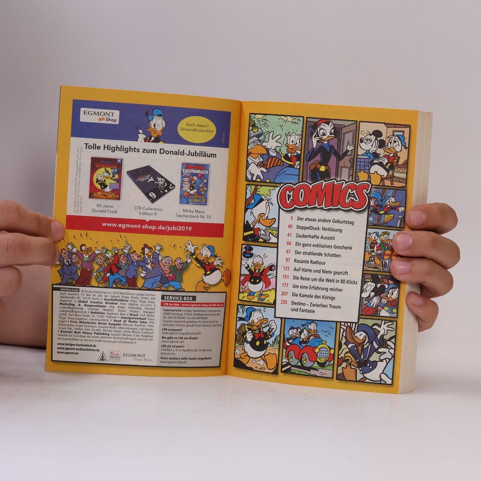 Walt Disney Lustiges Taschenbuch 520. 85 Jahre Donald Duck