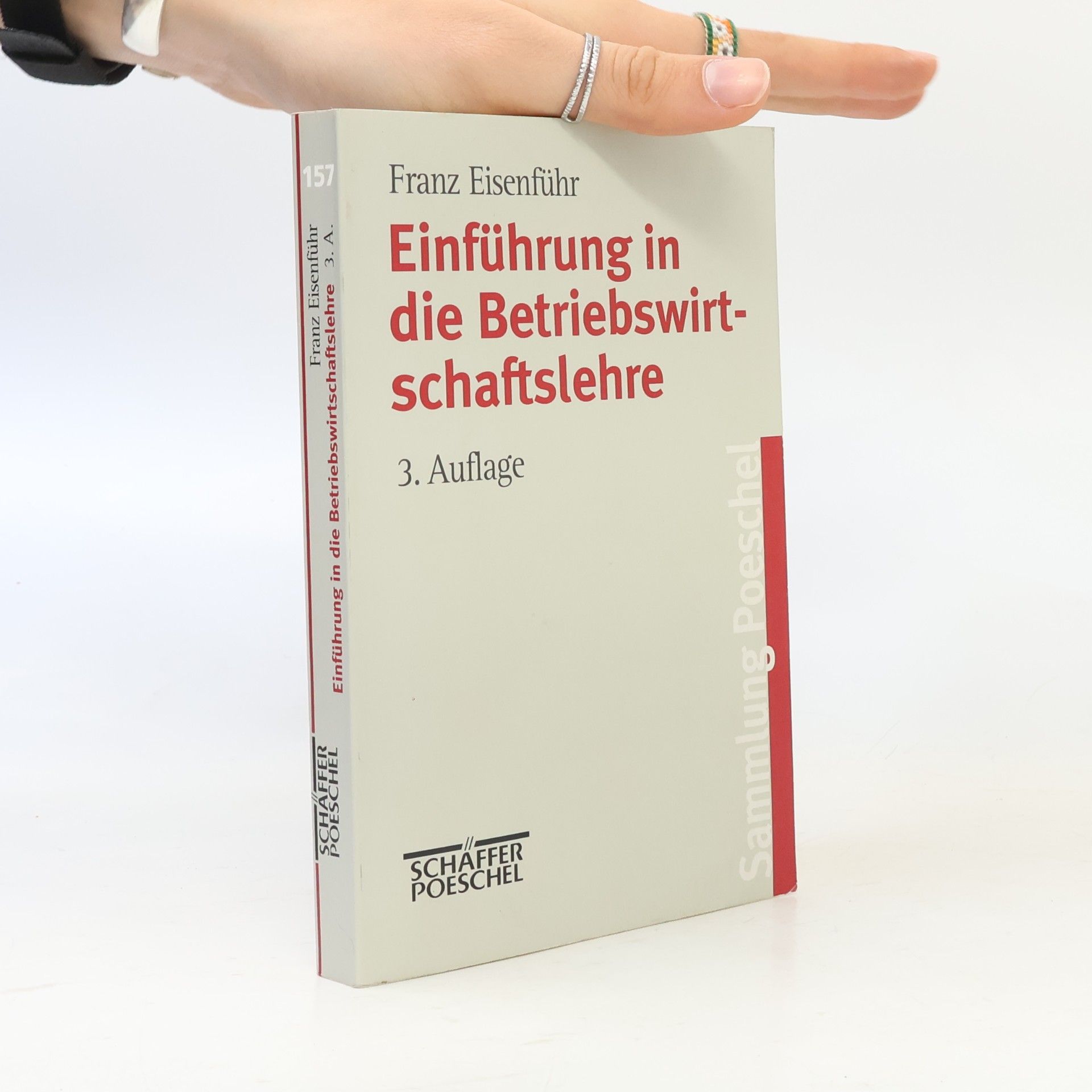 Franz Eisenführ Einführung in die Betriebswirtschaftslehre