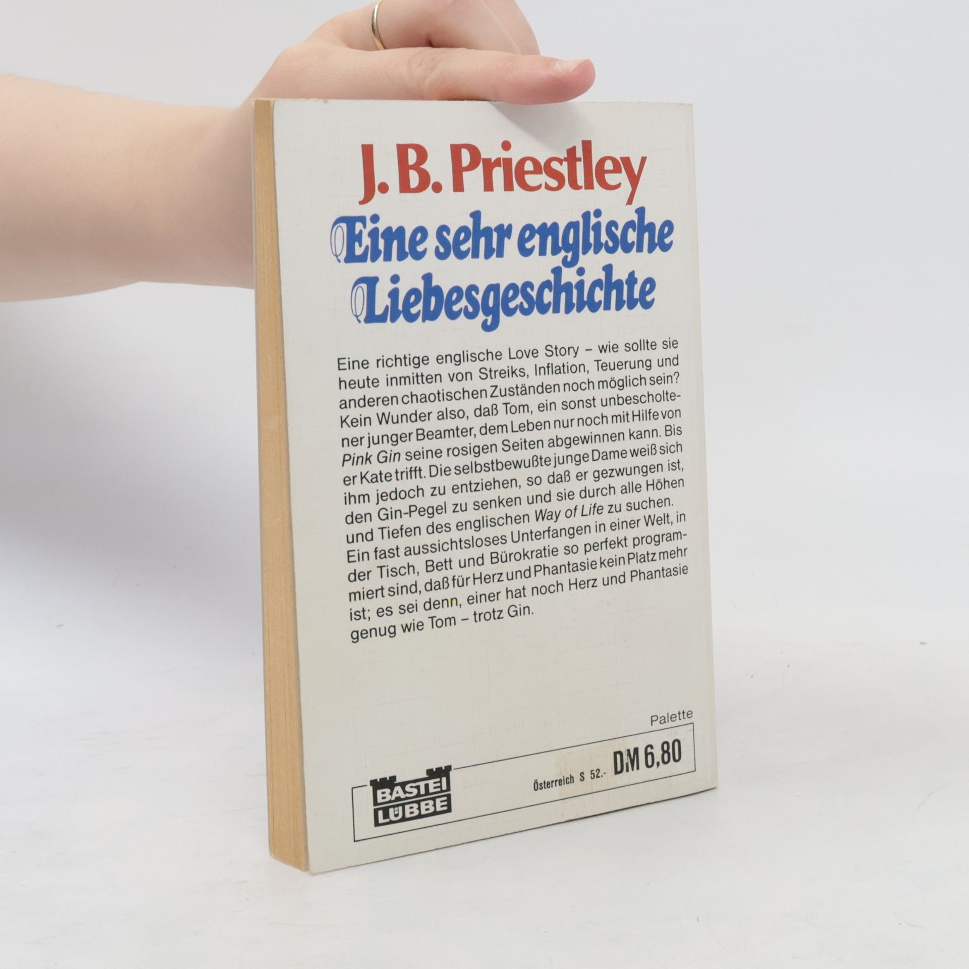 John Boynton Priestley Eine sehr englische Liebesgeschichte