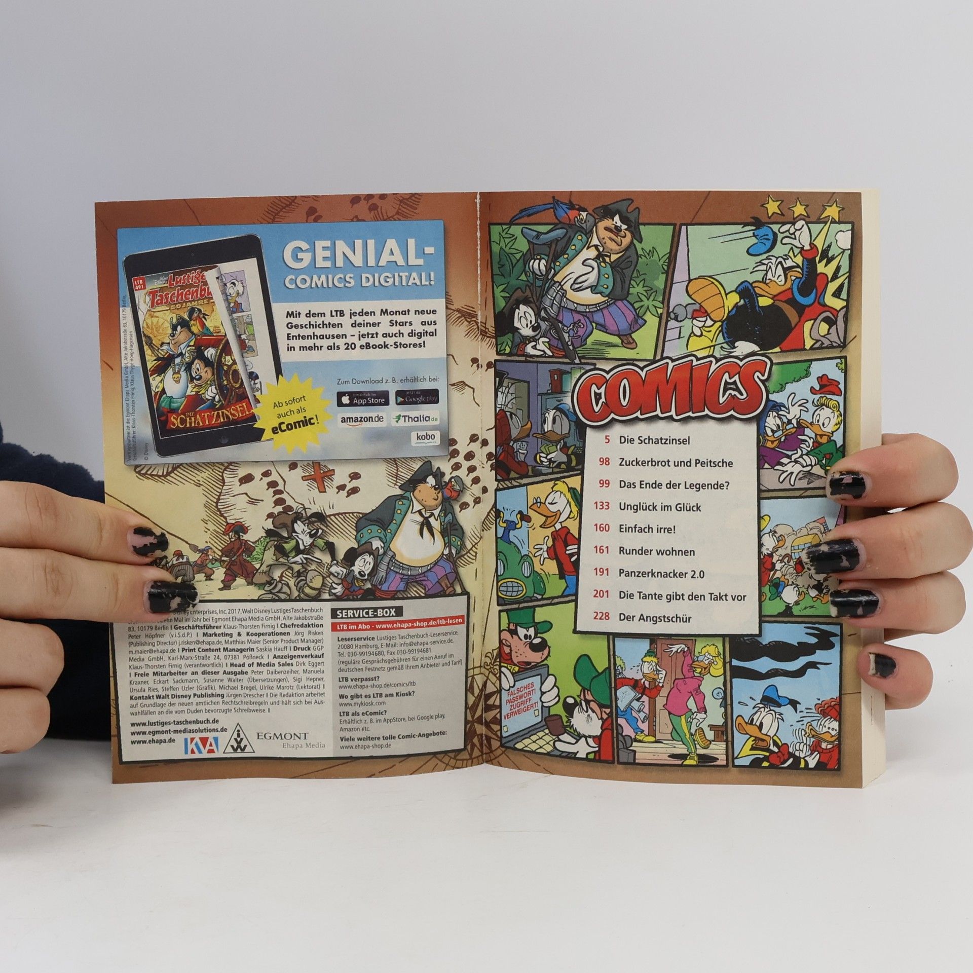 Walt Disney Lustiges Taschenbuch 491. Die Schatzinsel