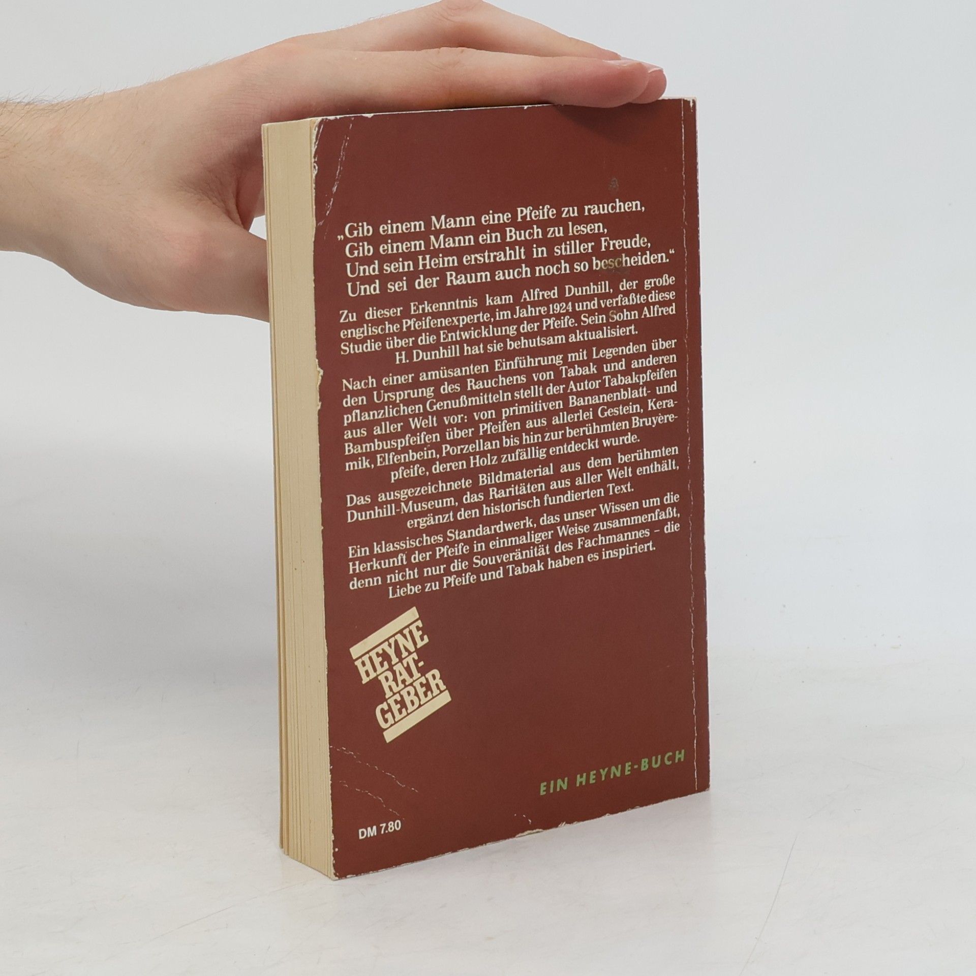 Alfred H. Dunhill Das Pfeifenbuch