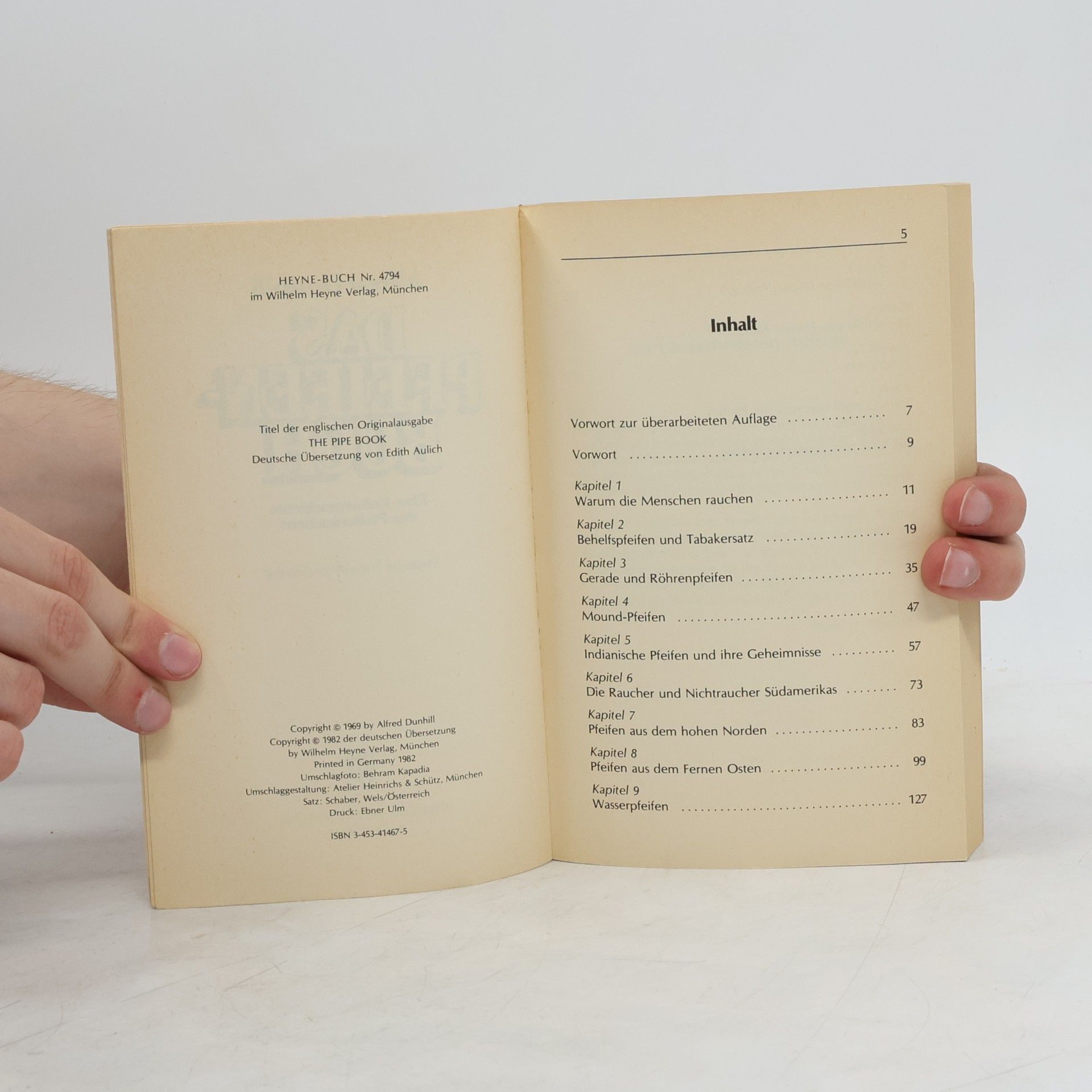 Alfred H. Dunhill Das Pfeifenbuch