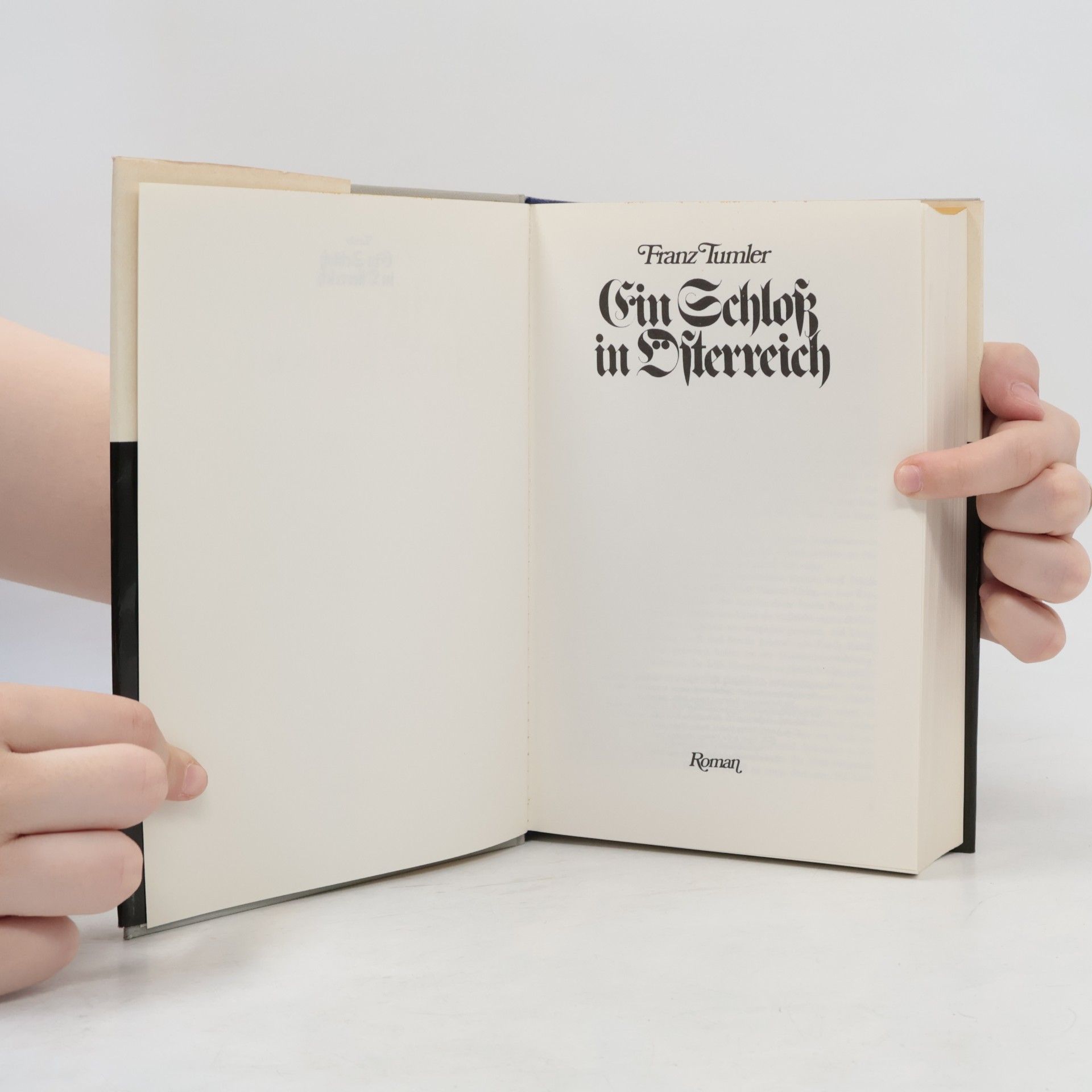 Franz Tumler Ein Schloß in Österreich