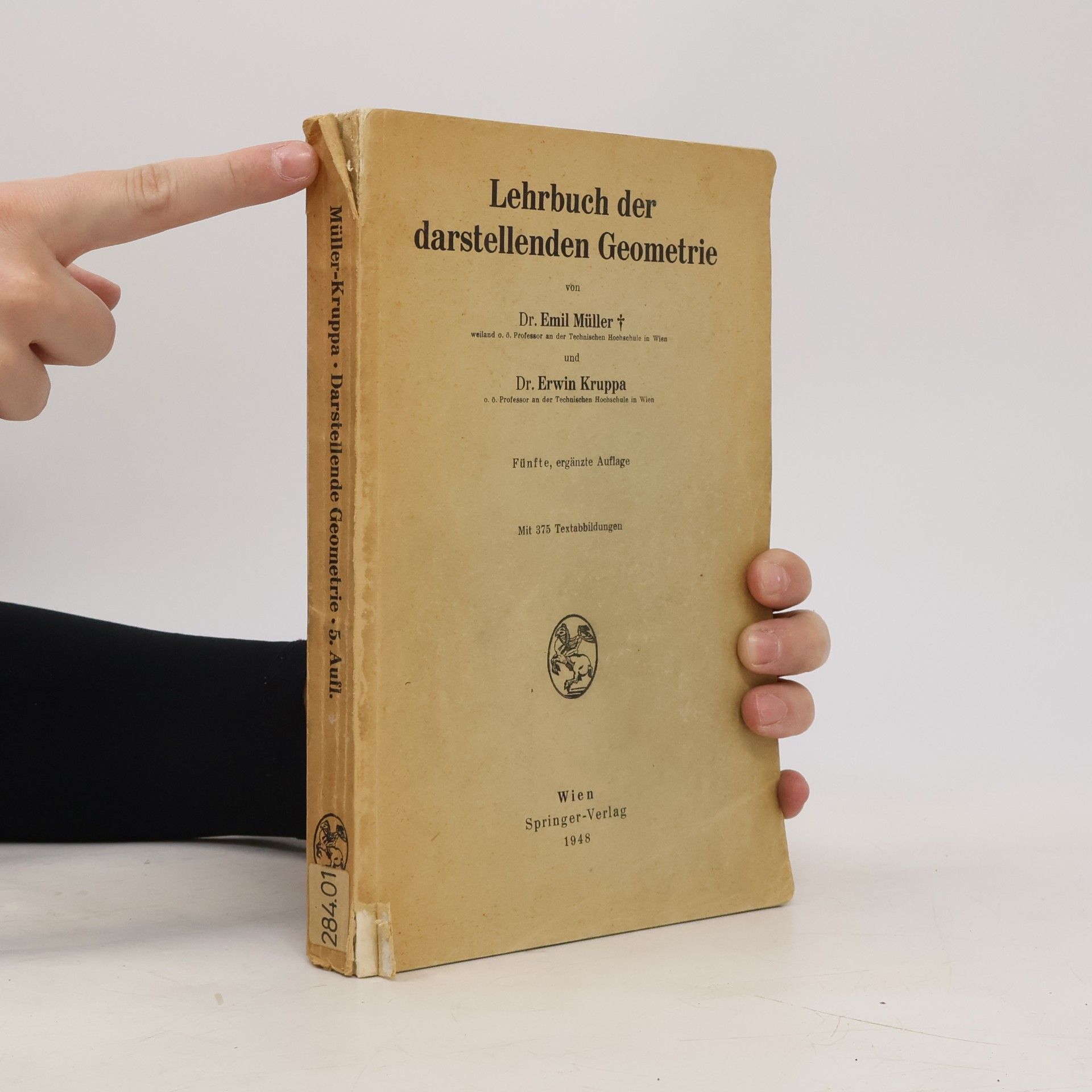 Emil Müller Lehrbuch der darstellenden Geometrie