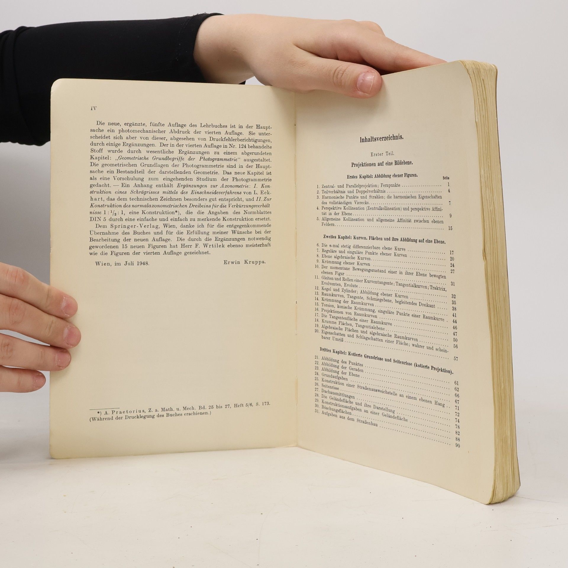 Emil Müller Lehrbuch der darstellenden Geometrie