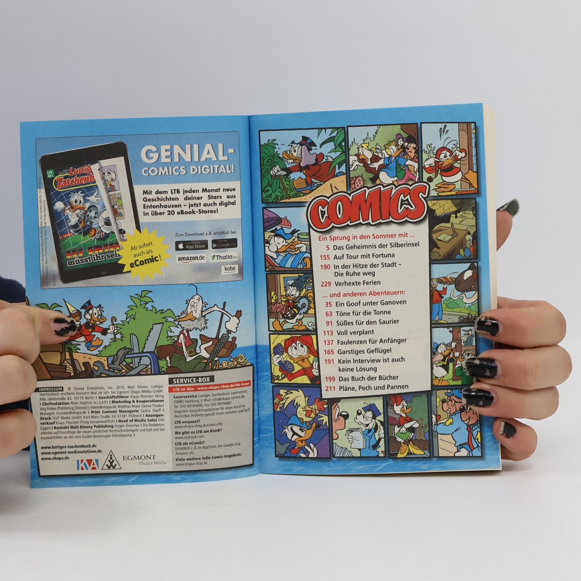 Walt Disney Lustiges Taschenbuch 482. Sprung in der Sommer